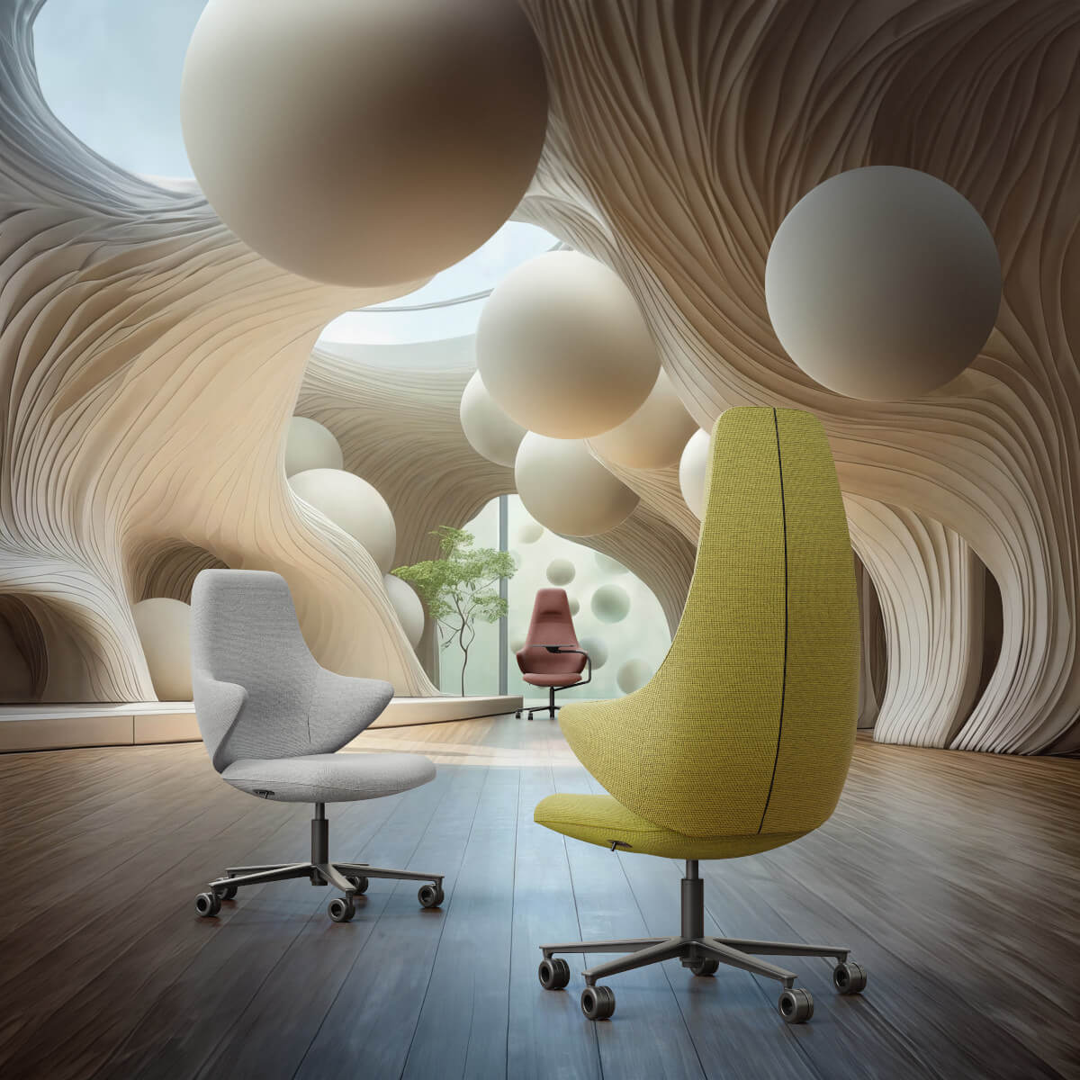 Ergonomischer Konferenzstuhl Interstuhl CHECKis3 CK152 mit hoher Sitzqualität und modernem Look für professionelle Büros