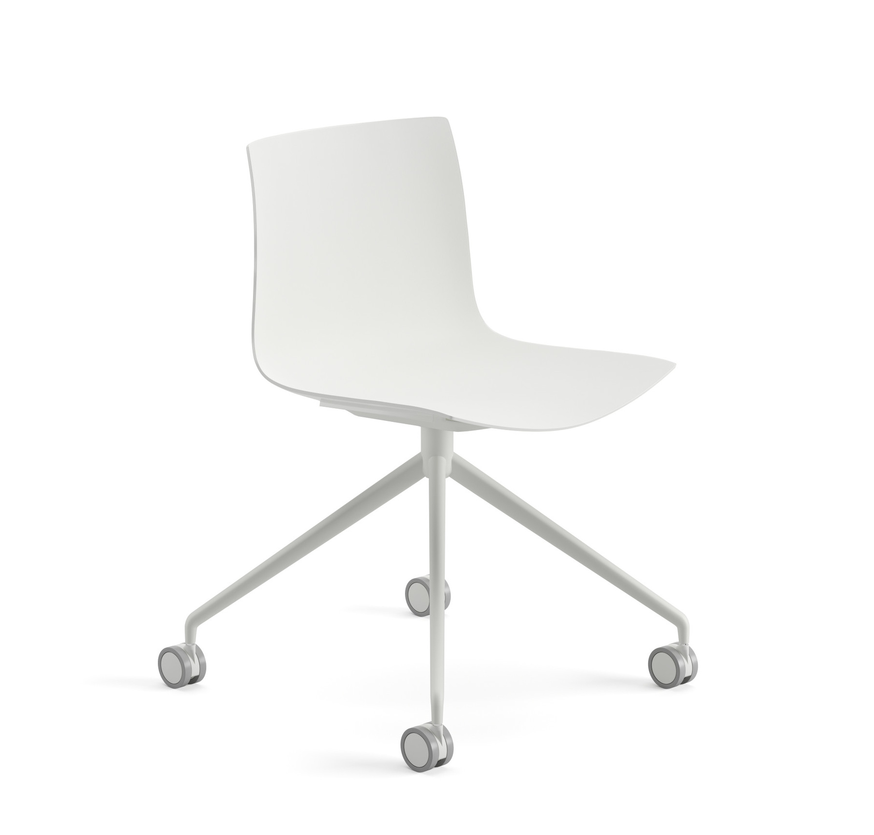 Catifa 46 Stuhl, einfarbig, weiß #0369