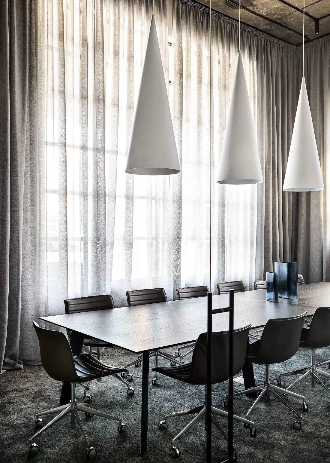 w151 Extra large pendant s1 Pendelleuchte, raw brushed