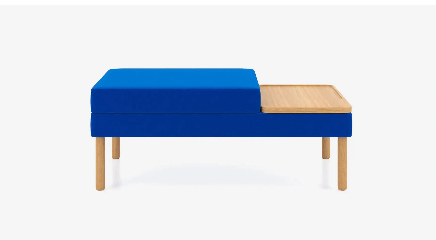 Nowy Styl Play&Work Sitzpouf 1,5-Sitzer als vielseitiges Sitzelement mit Ablagetisch für Büro, Lounge und Wartebereich.