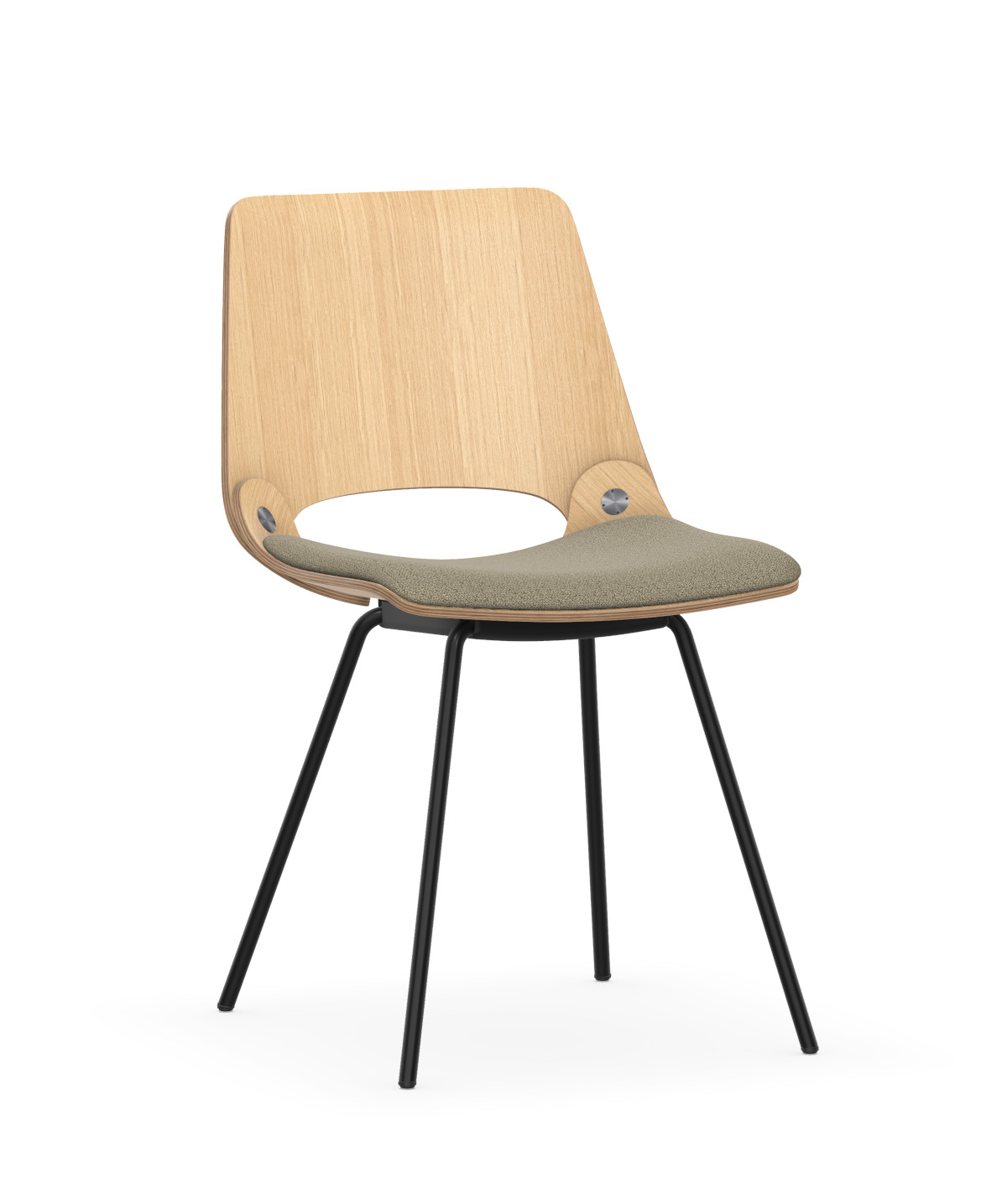 Interstuhl SHUFFLEis1 SU572 Besucherstuhl mit ergonomischem Design, gepolstertem Sitz, stapelbar, modernes Bürostuhl-Design