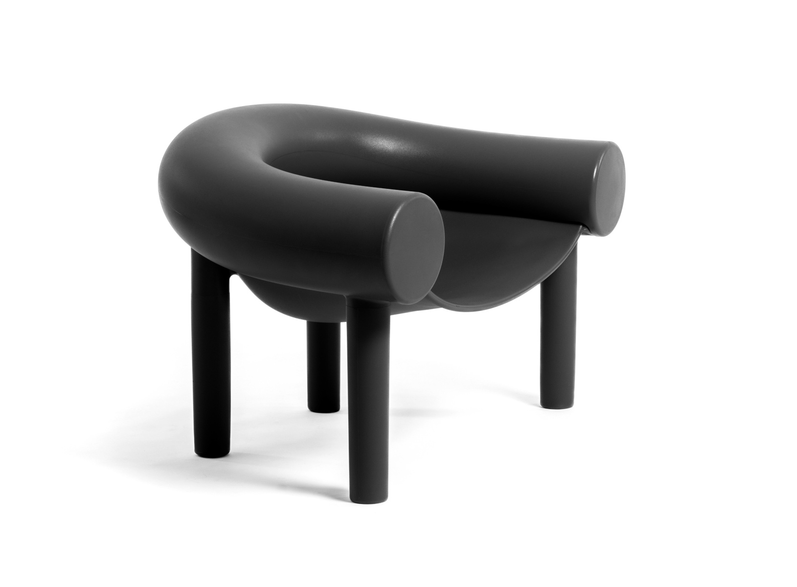 Magis Sam Son Sessel anthrazit, Design-Sessel aus Italien, komfortabel, stilvoll, langlebig