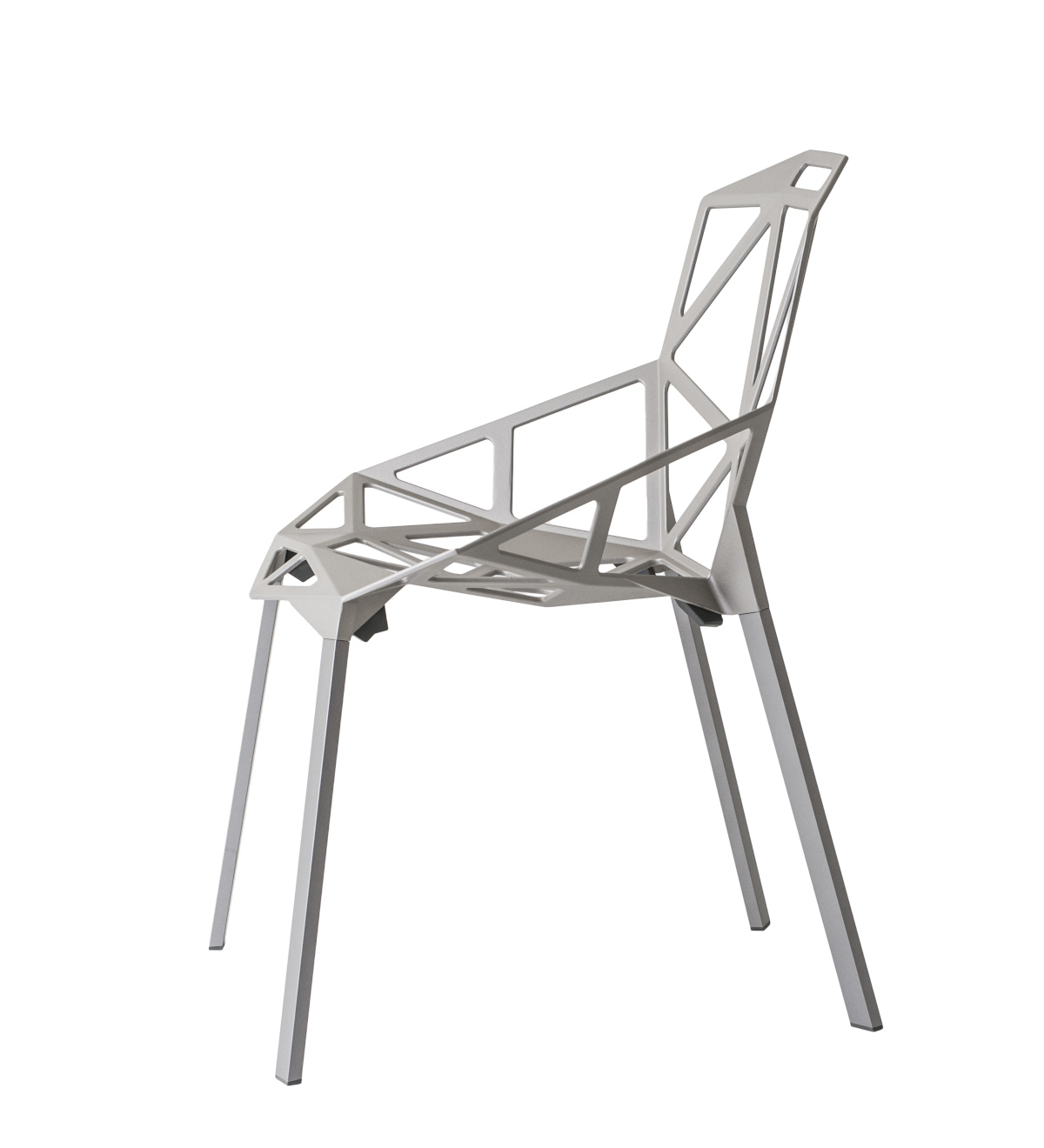 Chair One Stapelstuhl, graugrün
