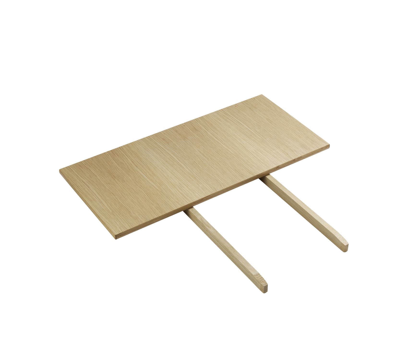 C35S Zusatzplatte, 95 x 45 cm, eiche natur