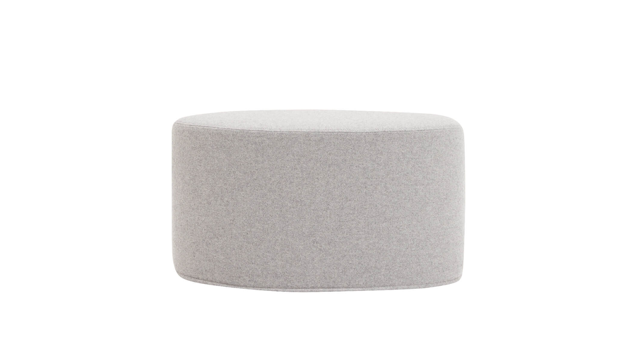 Softline Bon-Bon Hocker, moderner gepolsterter Sitzhocker mit weicher Form, ideal als Pouf oder Beistellsitz