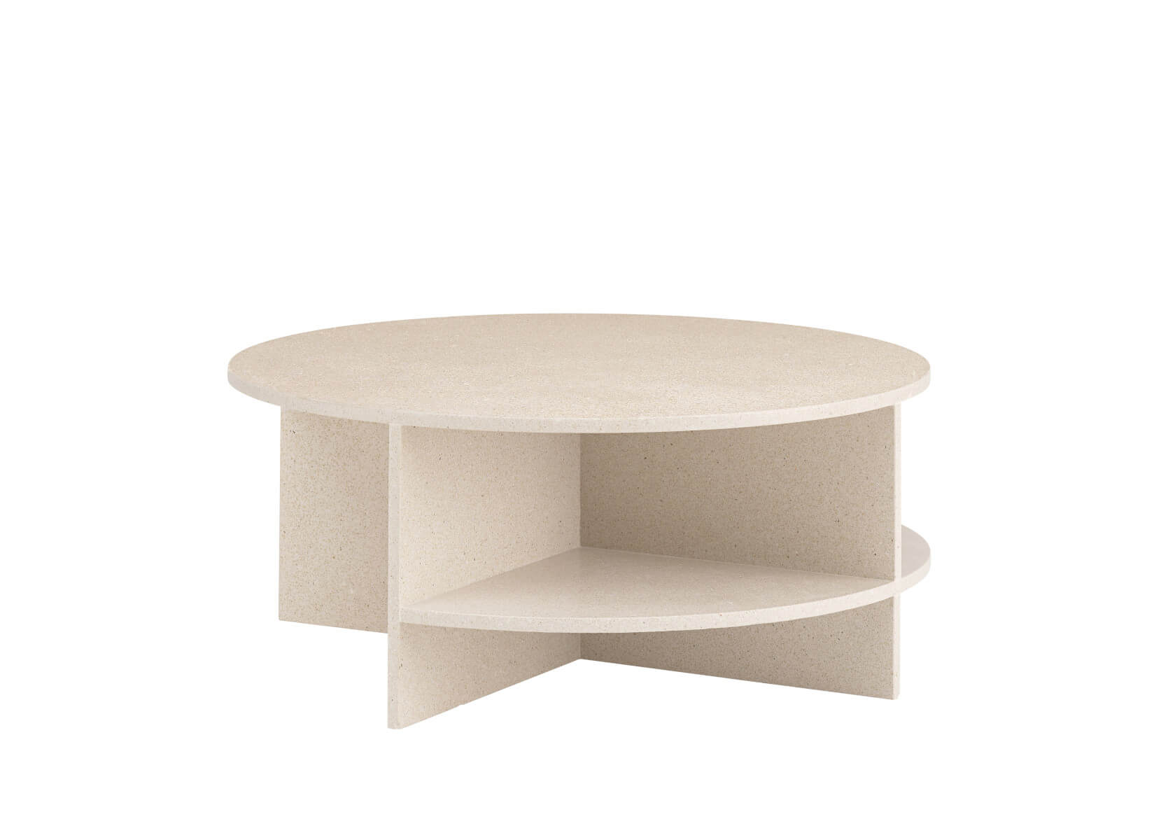 Halves Couchtisch, Ø 85 cm