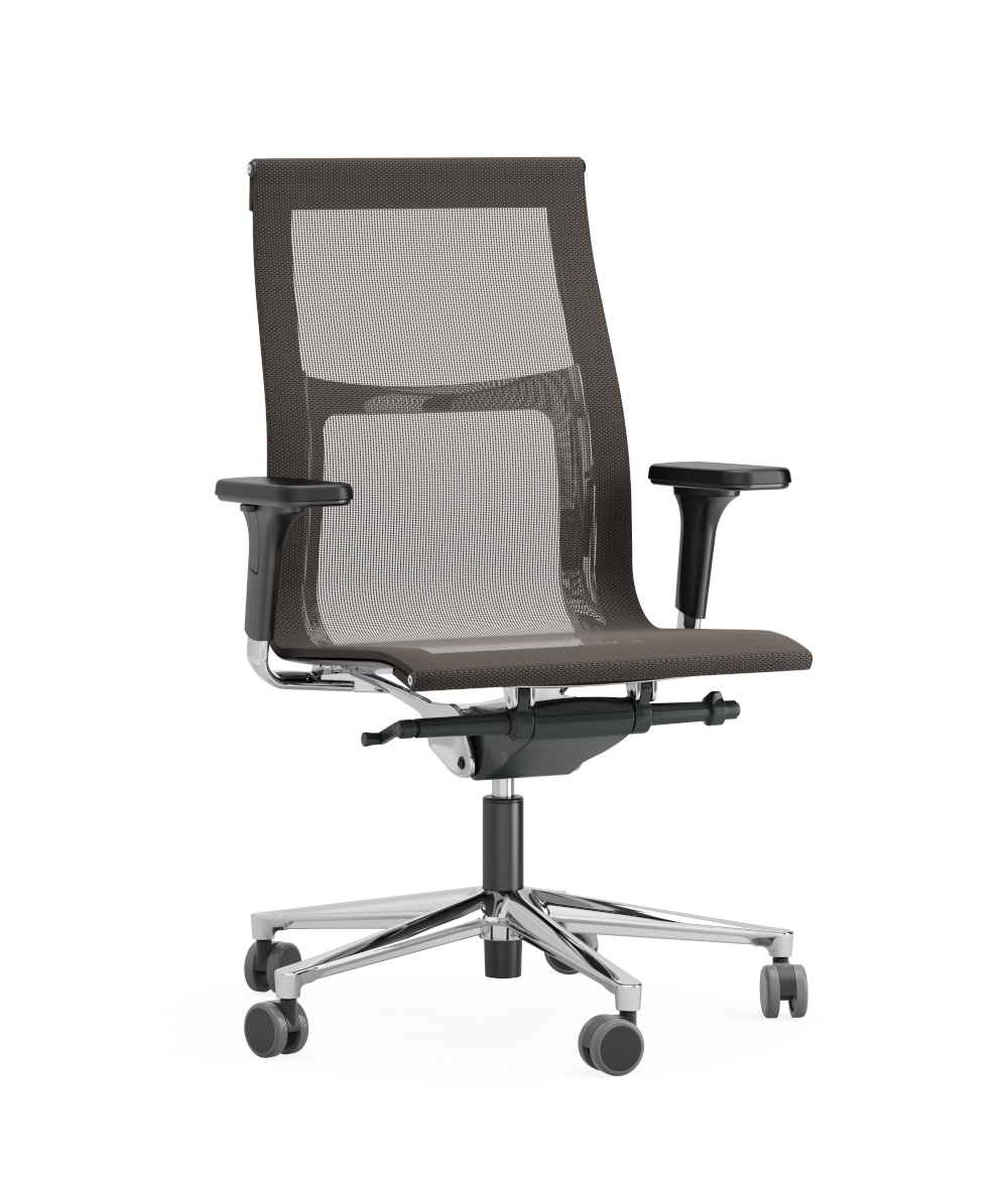 Una Plus HD High Back, 5 star base Bürodrehstuhl