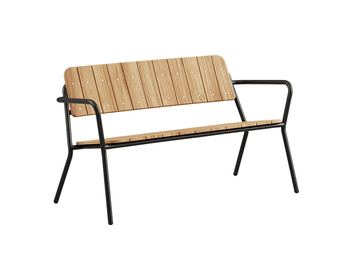 Kirra Patio Bank, schwarz