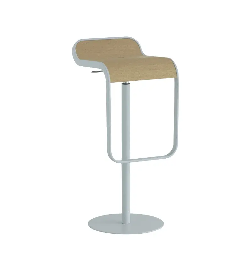 Lapalma LEM ES81 Outdoor Barhocker in einer weiteren Ausführung für moderne Terrassen, Außenbereiche und gastronomische Theken.