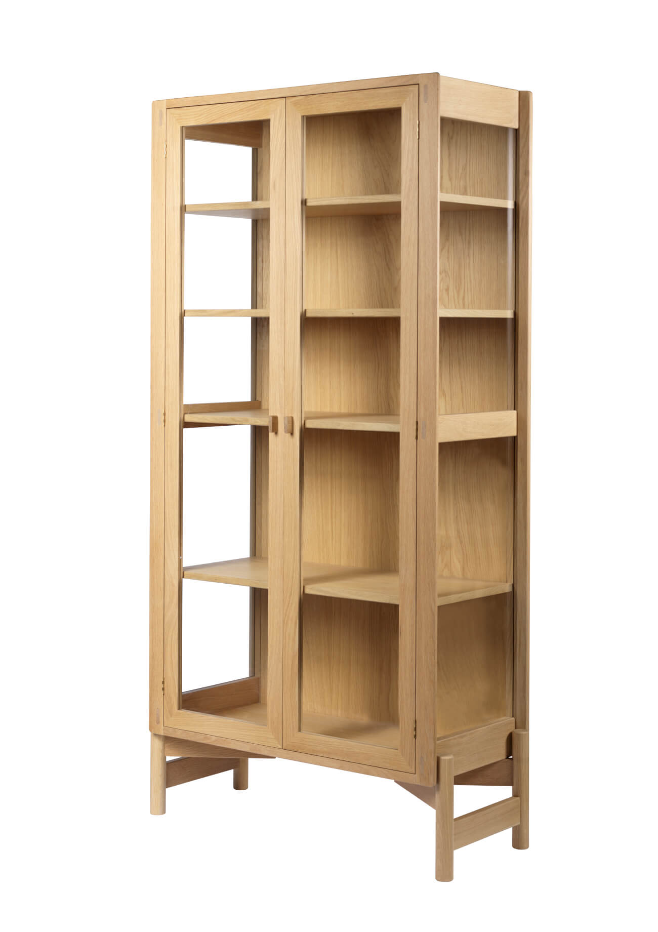 FDB Møbler A90 Boderne, High Vitrinenschrank, FSC®-Holz, ergonomisch, nachhaltig, nordisch, langlebig