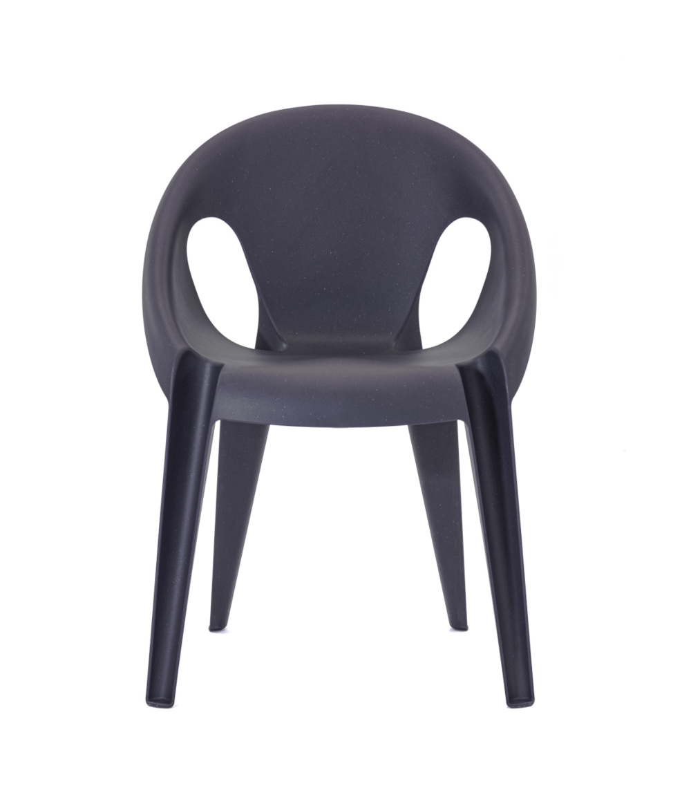 Magis Bell Chair midnight darkblue, leichter italienischer Stuhl, stapelbar, modernes Design, langlebig