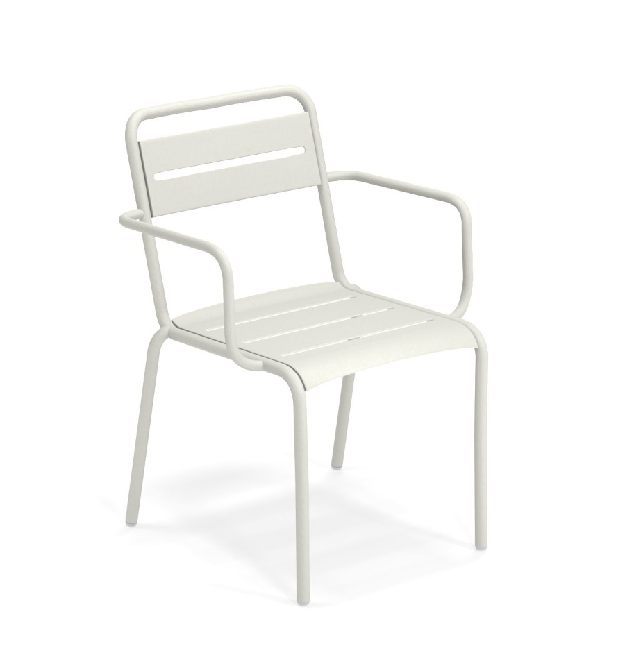 Star Armlehnstuhl, weiß