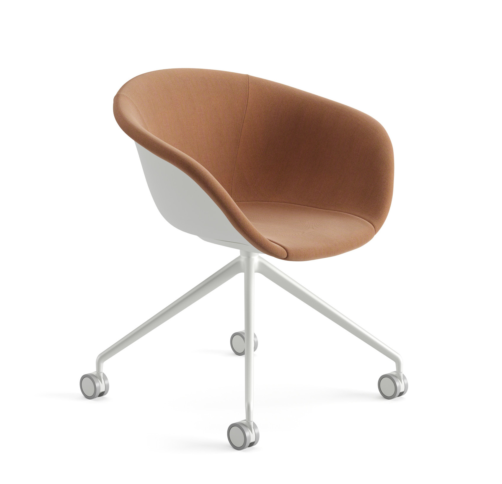 Duna 02 Stuhl, kunststoff, vorne bezogen #4217