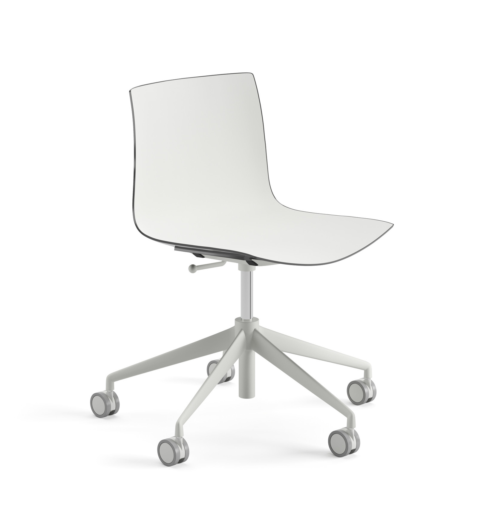 Catifa 46 Drehstuhl, zweifarbig, weiß / weiß-elfenbein #0380