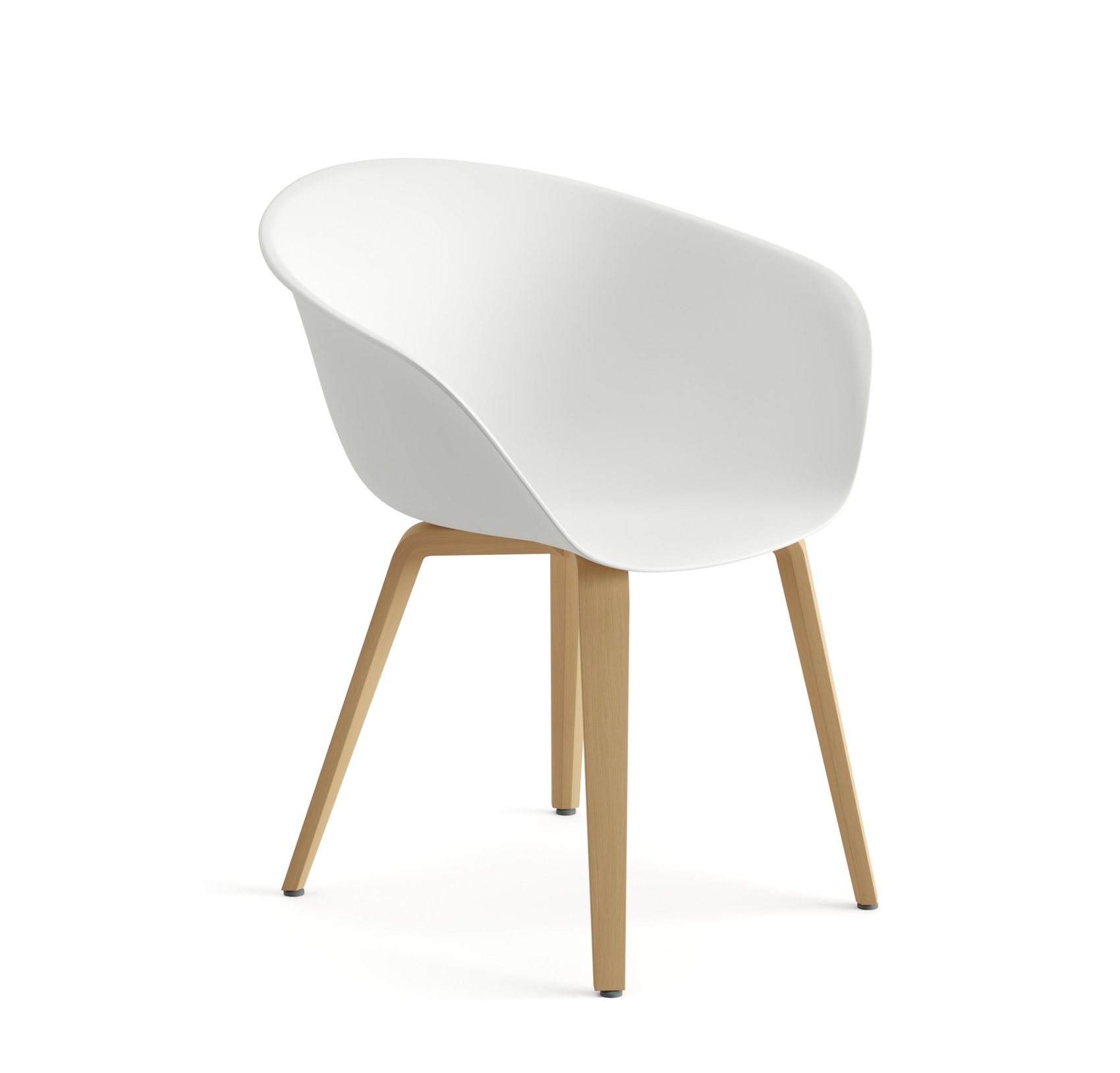 Duna 02 Stuhl, eiche natur / weiß #4203
