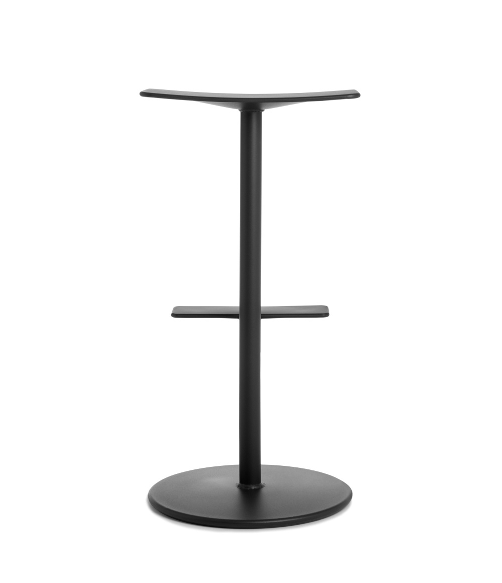 Magis Sequoia Barhocker, 76 cm Höhe, schwarz, ergonomisch, elegantes italienisches Design, robust