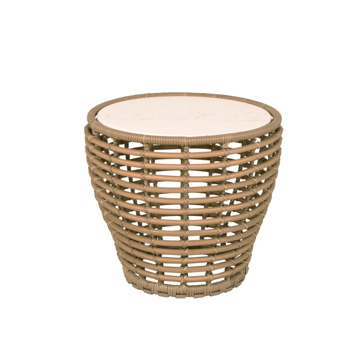 Basket Couchtisch, small, natur / weiß