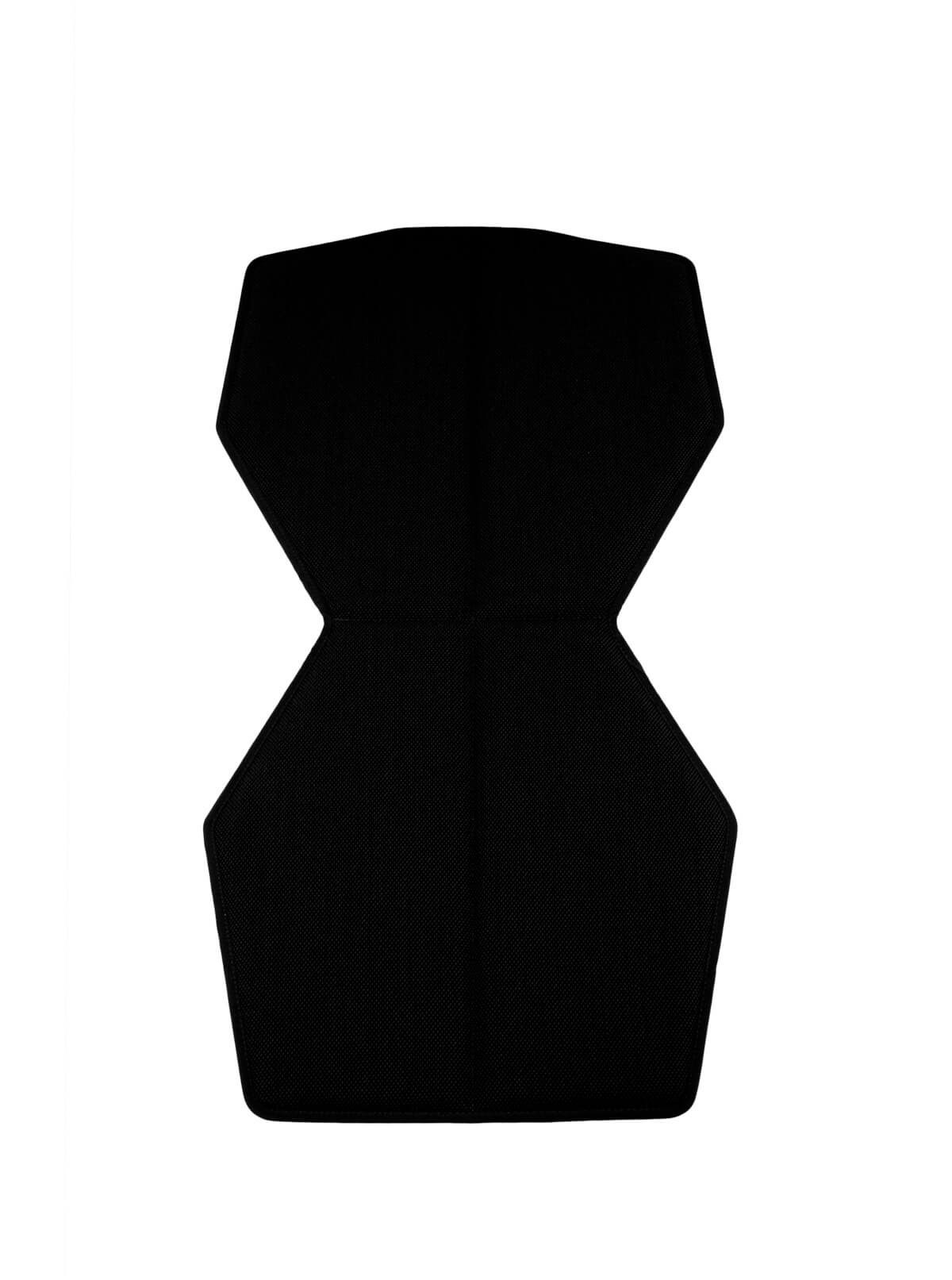 Magis Chair One Kissen schwarz – ergonomisches Sitz- & Rückenkissen Magis Chair One Sitz- und Rückenkissen, schwarz, bequem, ergonomisch, passend für Chair One, modernes Design