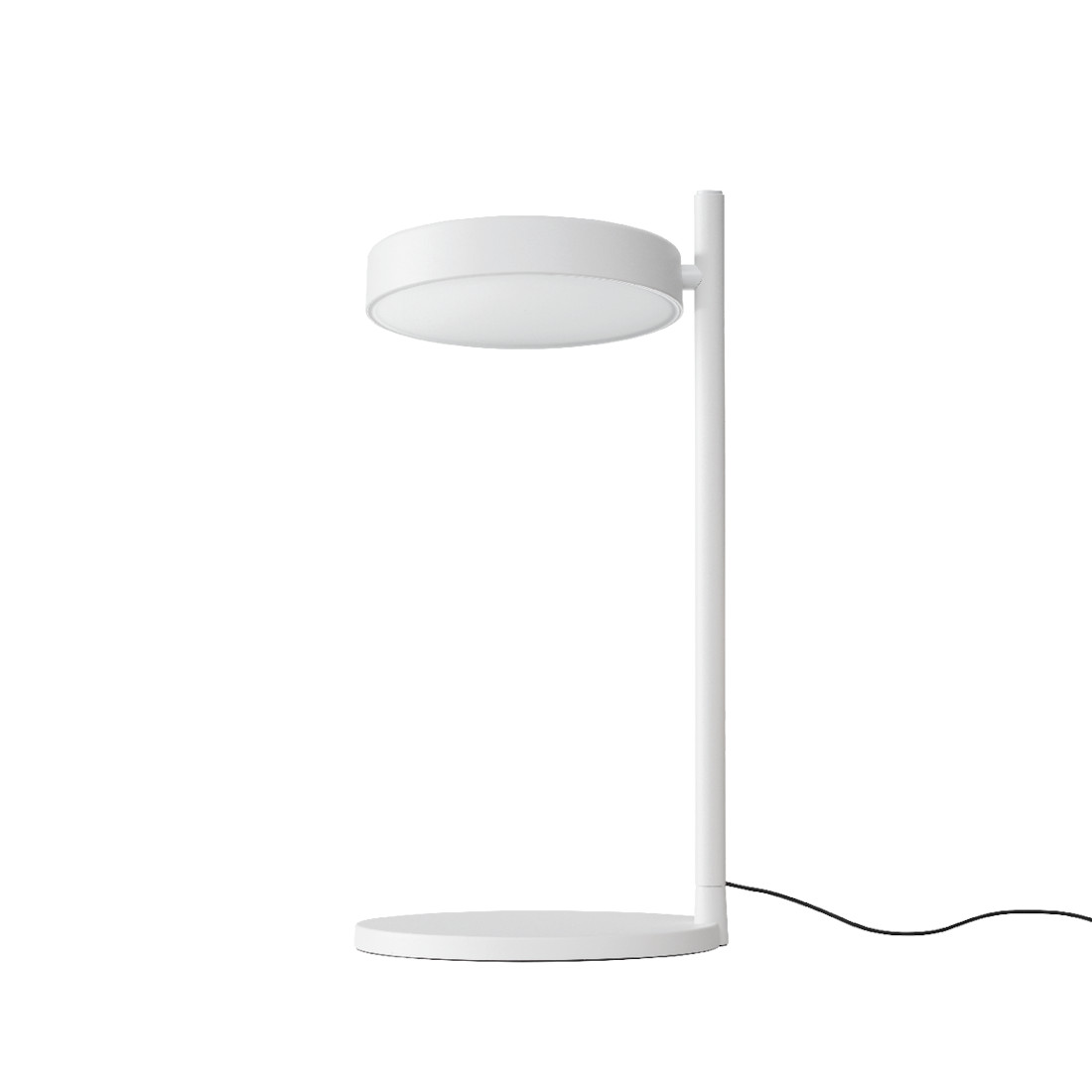 w242 Pastille alu b2 Tischleuchte, traffic white