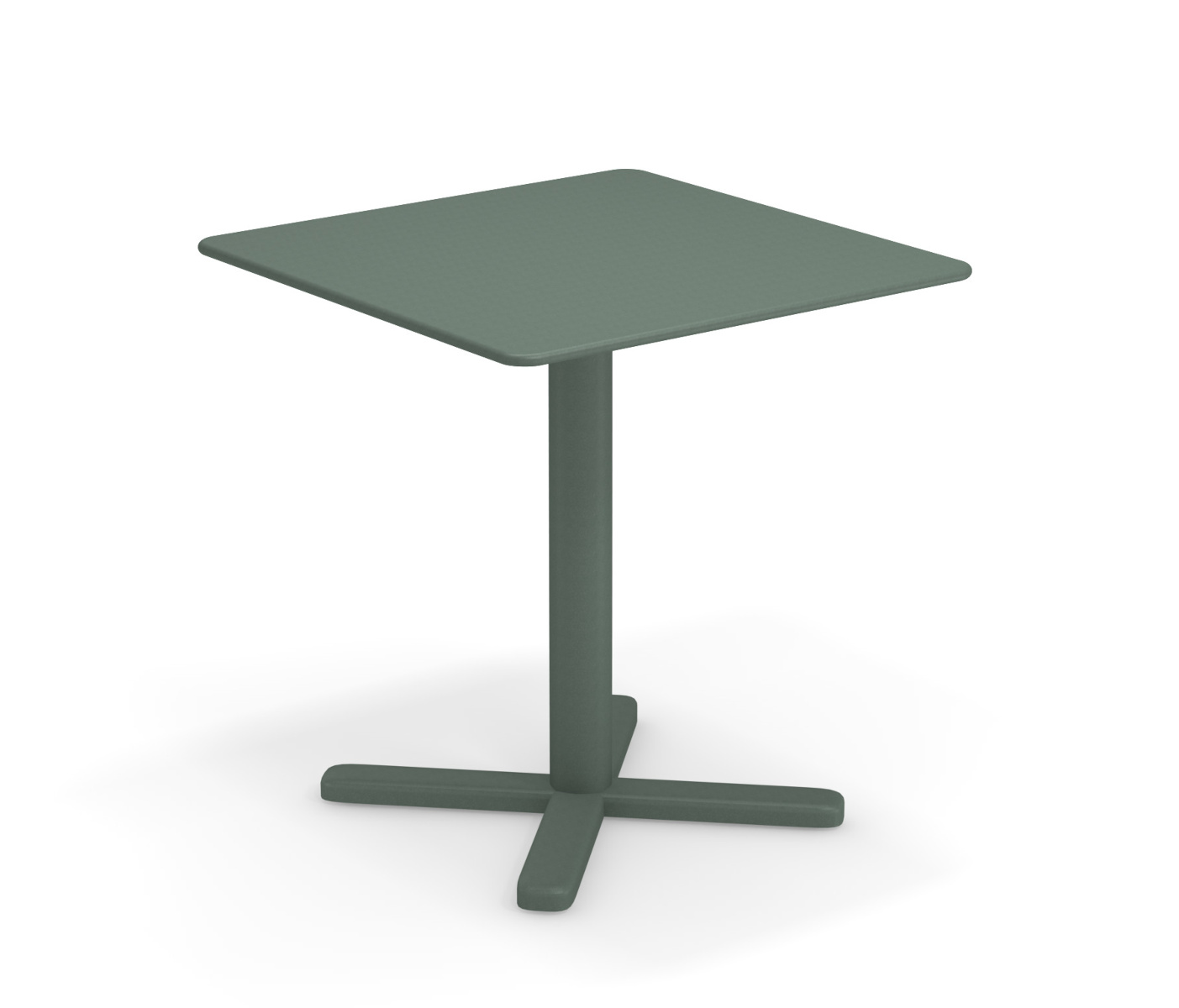 Darwin Tisch, 70 x 70 cm, graugrün