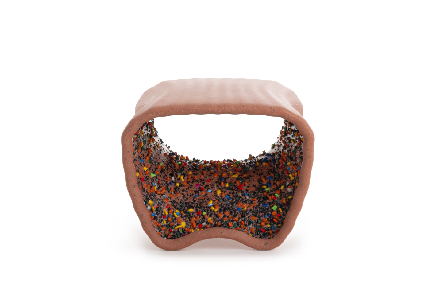 Magis In-Side Beistelltisch terracotta, eleganter Design-Tisch, stabil, stilvoll, hochwertiges italienisches Design