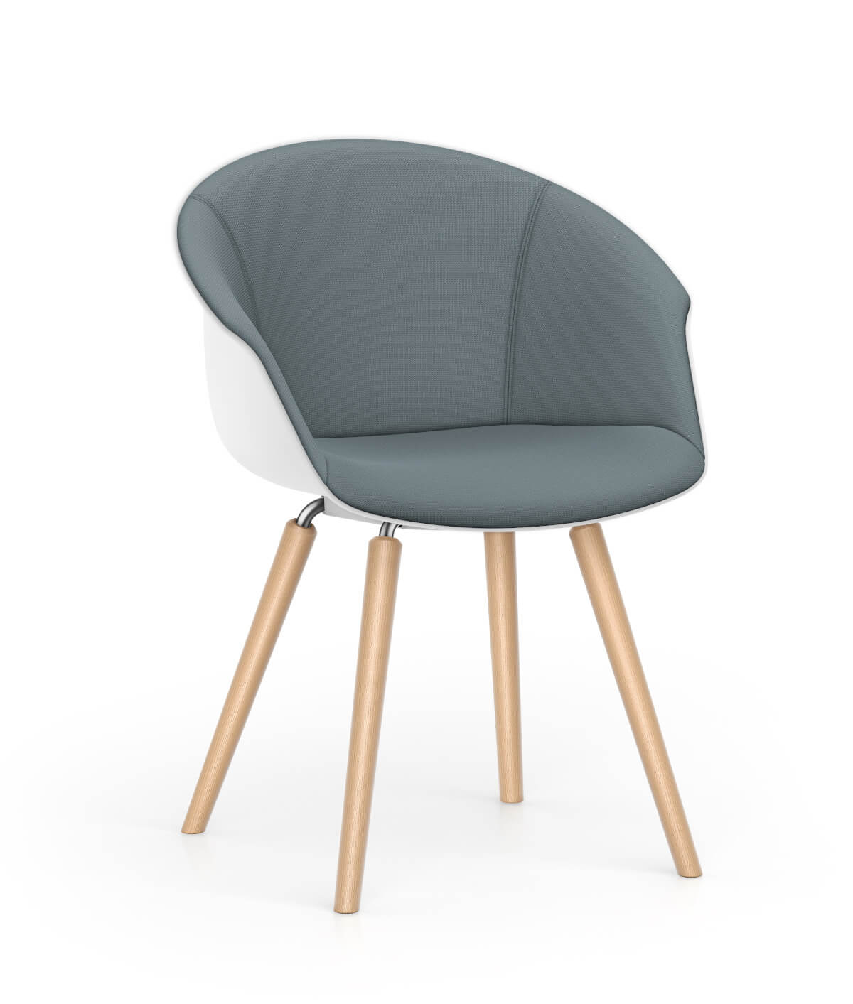 SHUFFLEis1 SU366 Clubsessel von Interstuhl, höhenverstellbar, gepolstert, drehbar, modernes Design