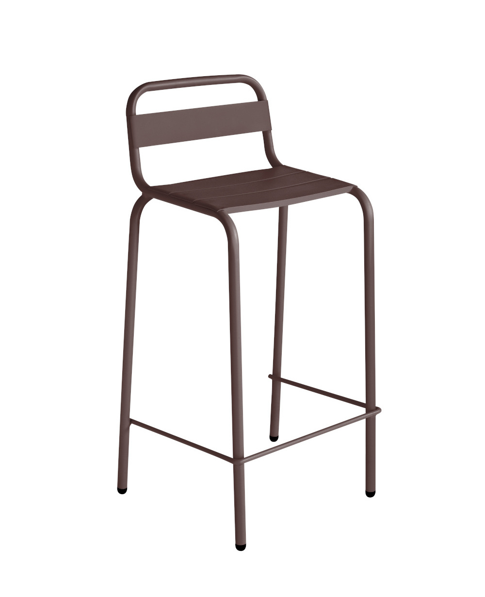 Barceloneta Barhocker, höhe 79 cm, schokoladenbraun