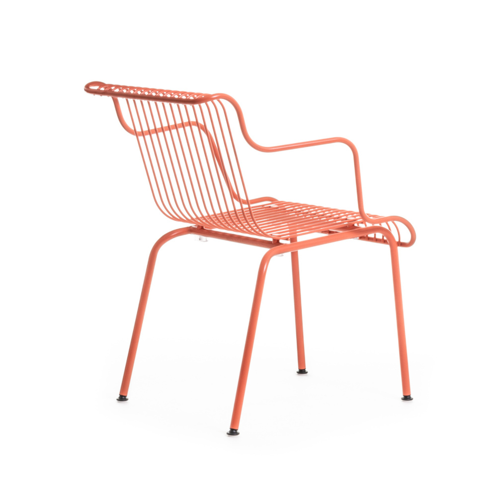 Magis South Armlehnstuhl orange, ergonomischer Armlehnstuhl, leicht, modernes Design, langlebig, Made in Italy