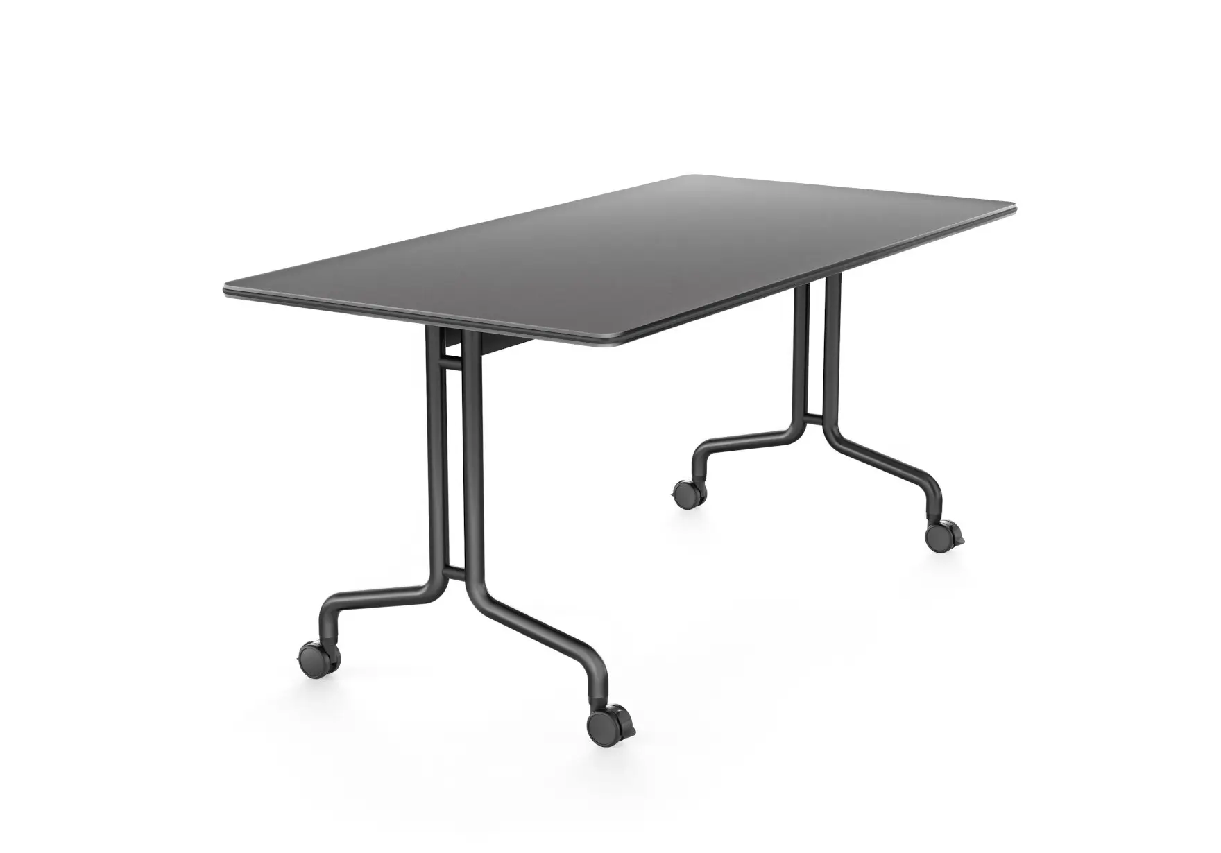 Interstuhl NESTYis3 8016N Klapptisch in Schwarz mit Rollen