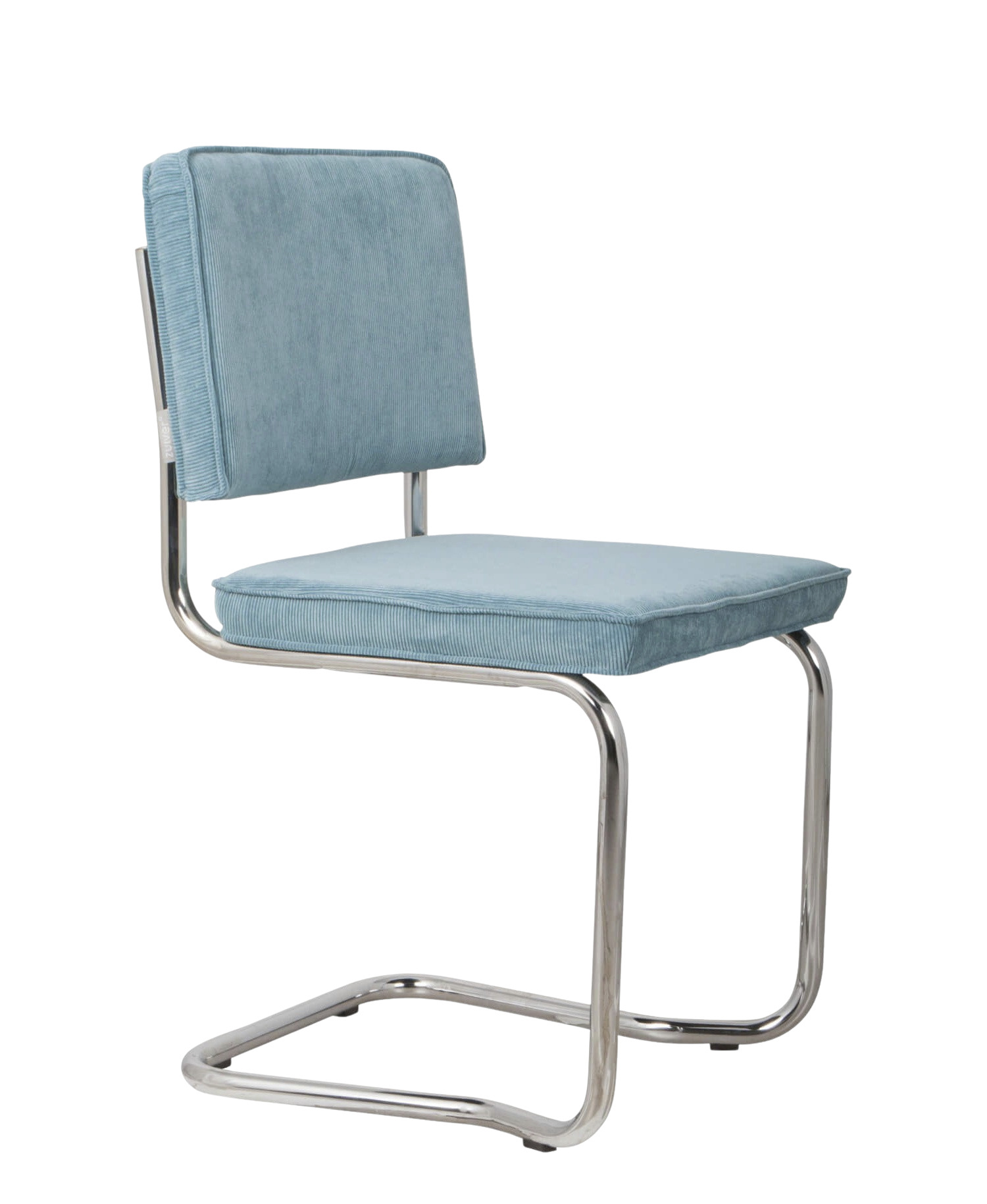Zuiver Ridge Kink Rib Stuhl in Blau – eleganter Designerstuhl für moderne Wohnräume und Büros Zuiver Ridge Kink Rib Stuhl in Blau – moderner Designerstuhl mit einzigartigem Rillen-Design und komfortabler Sitzgelegenheit für zeitgemäße Interiors