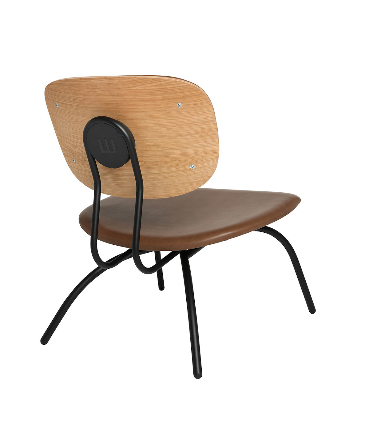 Wagner W-1970 Low Stuhl mit Sitzpolster, ergonomisch geformt, langlebige Materialien, modern