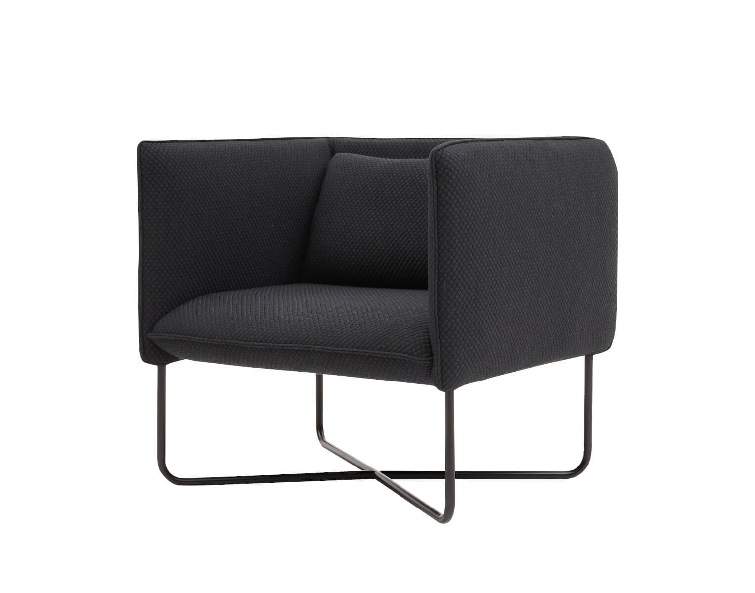 Softline Groove Sessel mit weichem Polster, robustem Gestell, skandinavischer Stil, ideal für entspanntes Sitzen