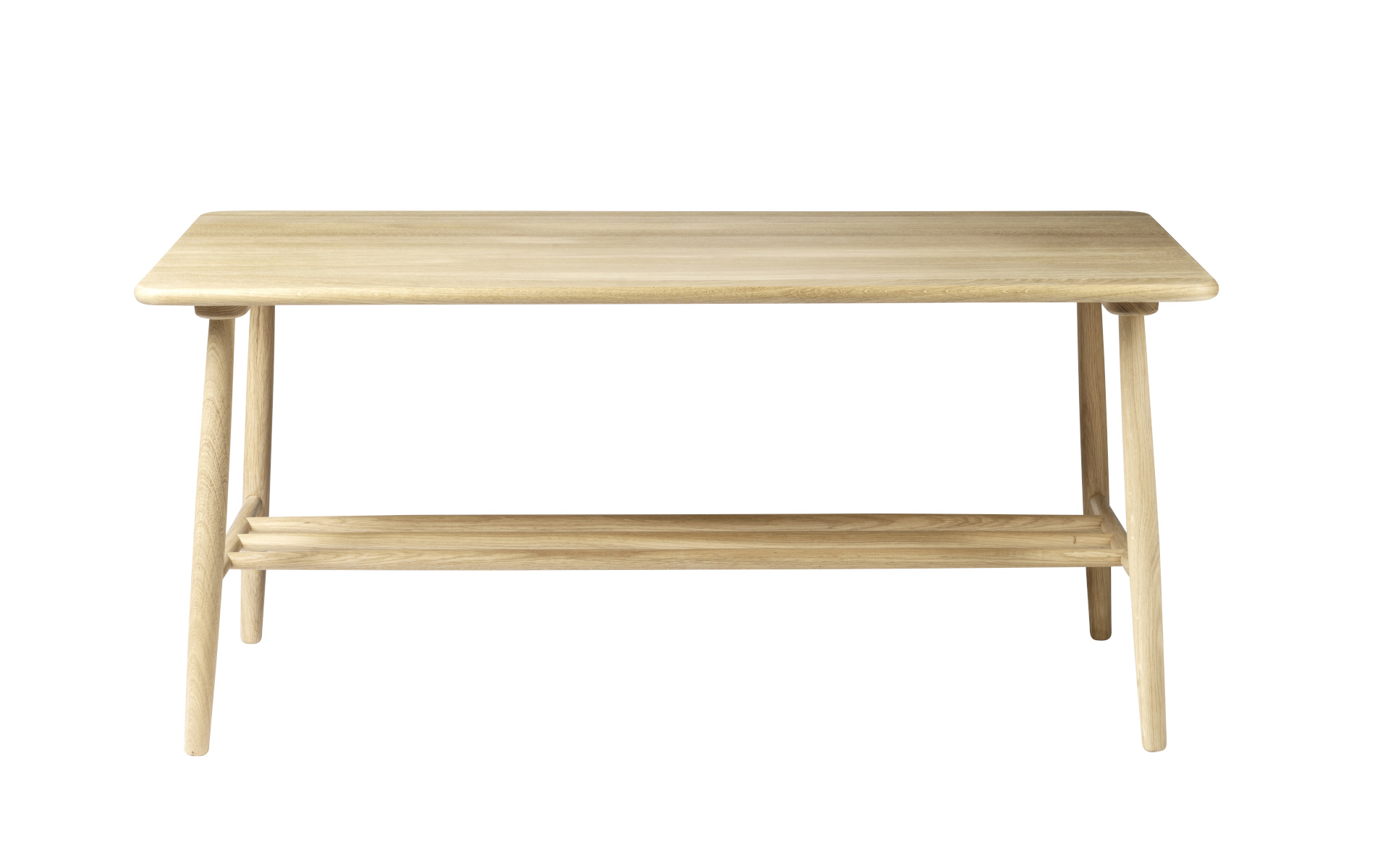 FDB Møbler D20 Beistelltisch, nordisches Design, Eiche geölt, langlebig, funktional, nachhaltig