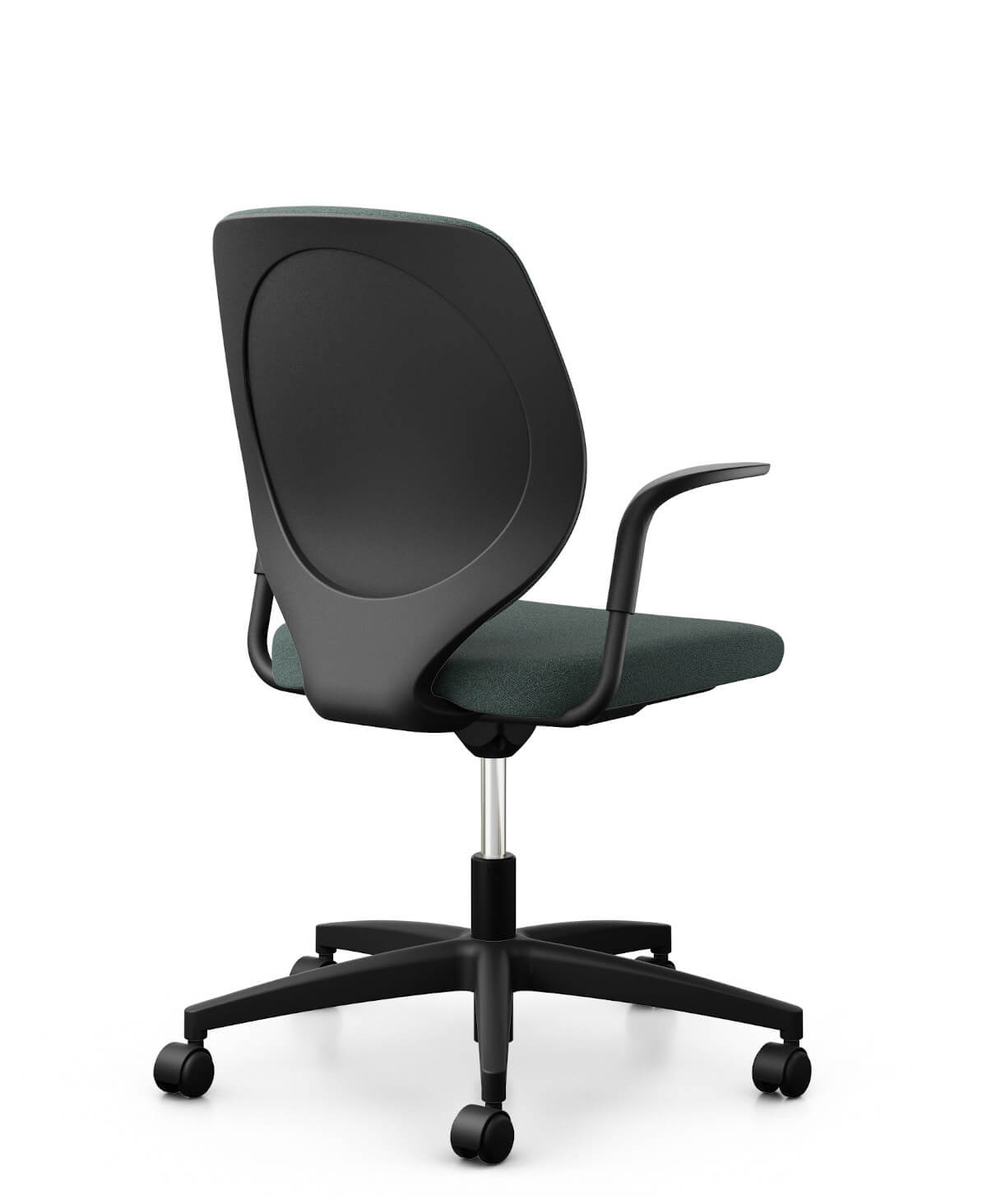 Giroflex 353-3518 Besucherstuhl mit Polsterrücken, hochwertiger Konferenzstuhl für professionelle Büro- und Meetingräume