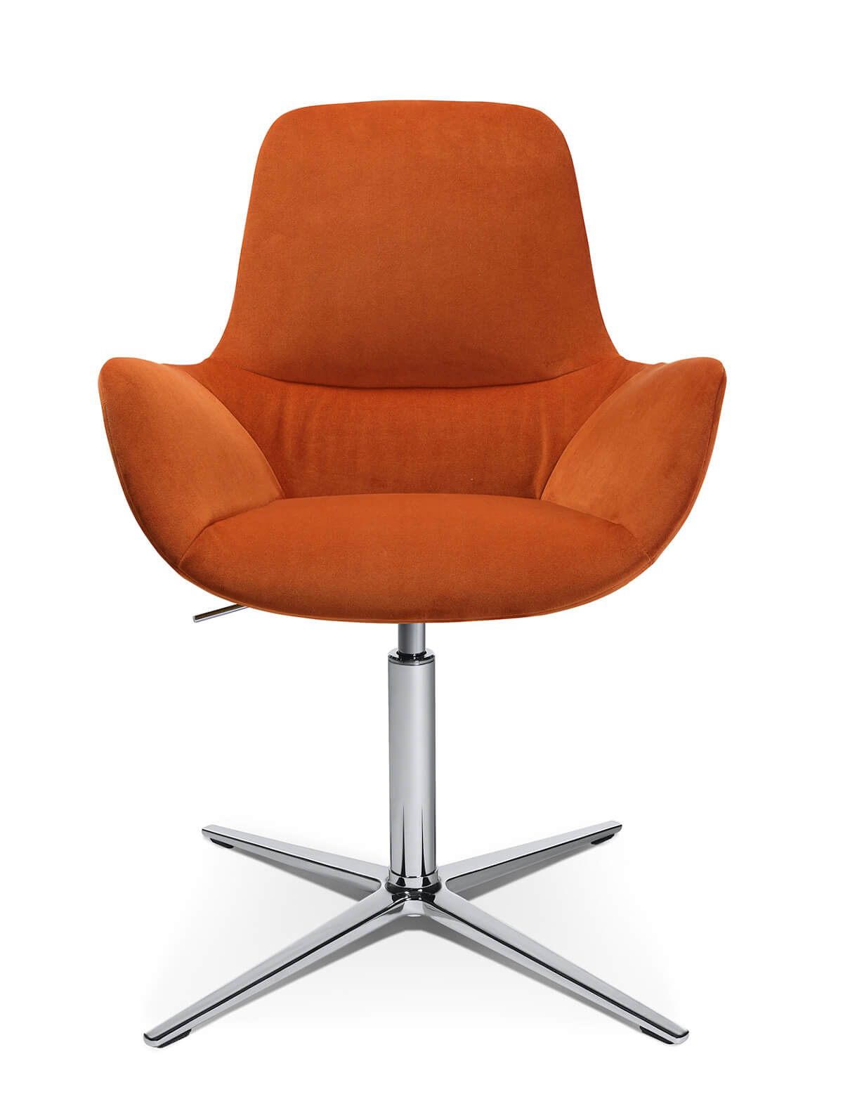 Moderner Wagner W-Club Compact Drehstuhl mit höhenverstellbarem Sitz und stabilem 4-Strahl-Gestell für Büroeinrichtungen