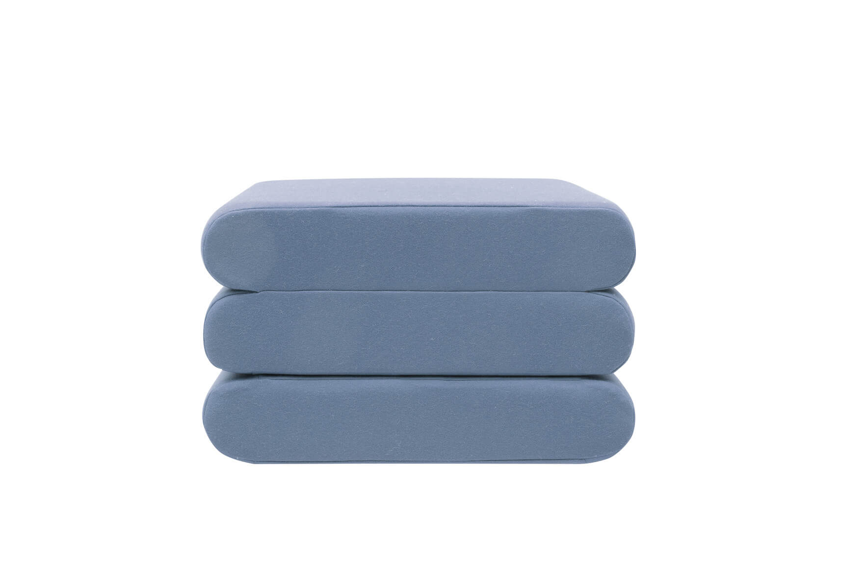 Moderner Softline Bingo Hocker, kompakter Design-Hocker mit gepolsterter Sitzfläche für Wohnen und Lounge