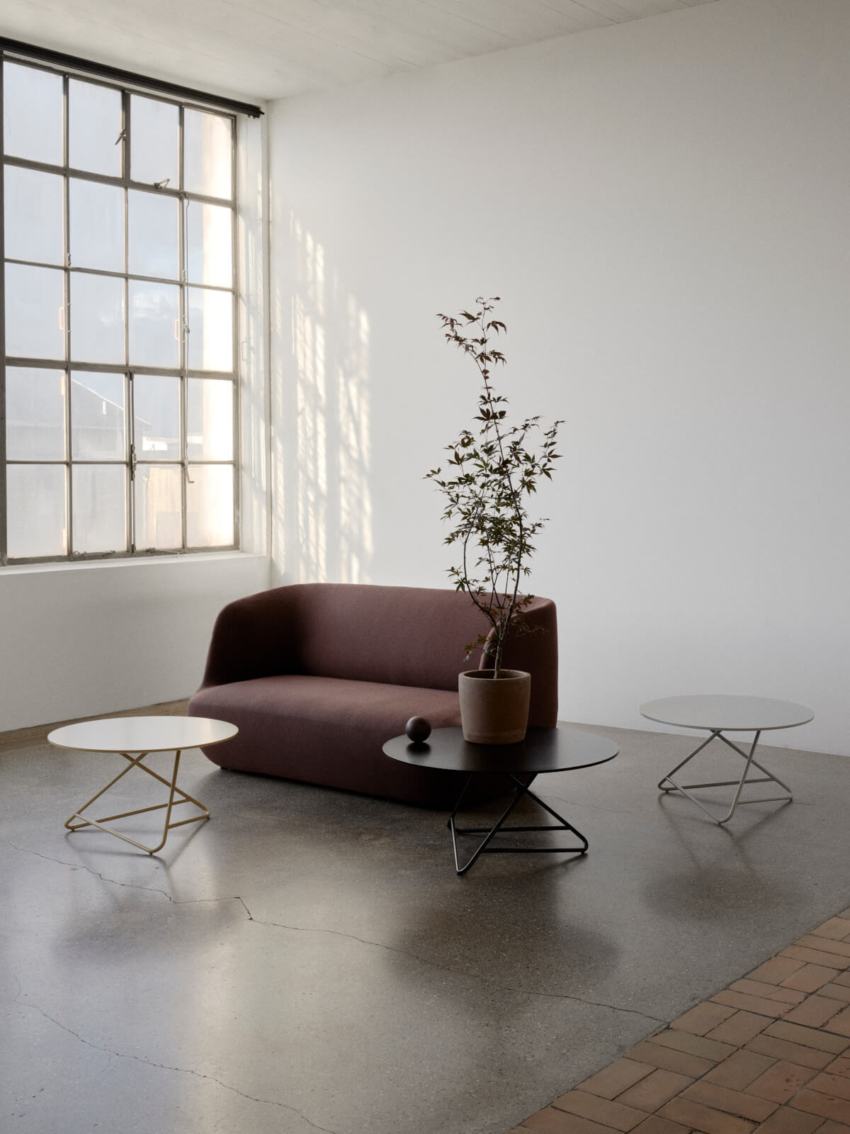 Softline Clay Sofa mit weichem Stoff, ergonomisch, skandinavisches Design, ideal für Wohnzimmer, gemütlich und stilvoll