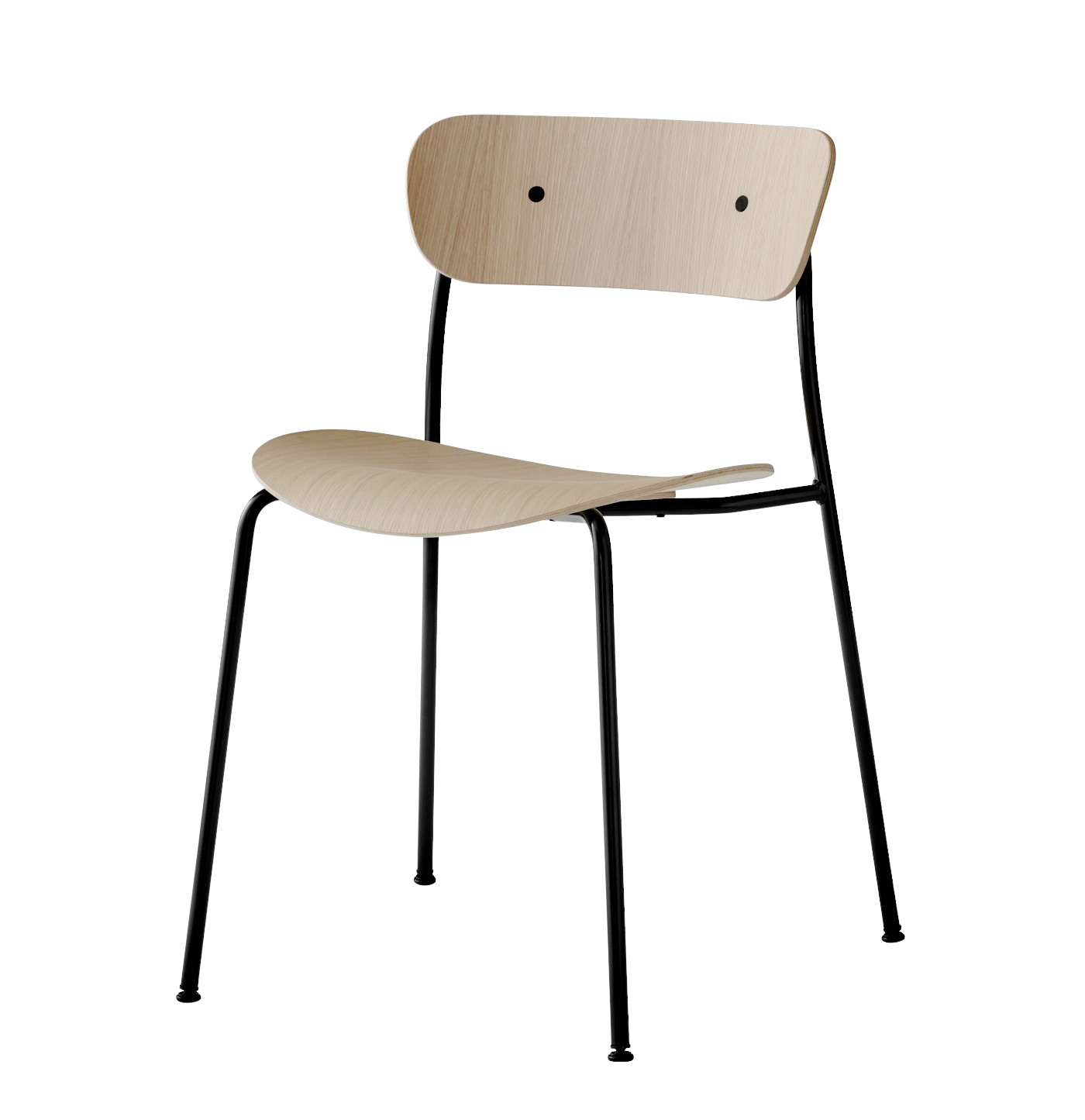 Pavilion AV1 Stuhl, schwarz / eiche lackiert Pavilion AV1 Stuhl, schwarz / eiche lackiert