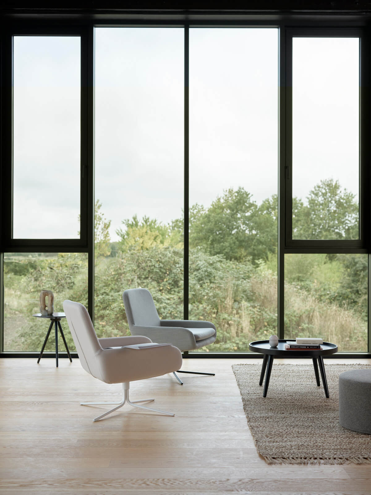 Softline Coco Drehsessel mit ergonomischer Rückenlehne, hochwertiger Polsterung und praktischer Drehfunktion