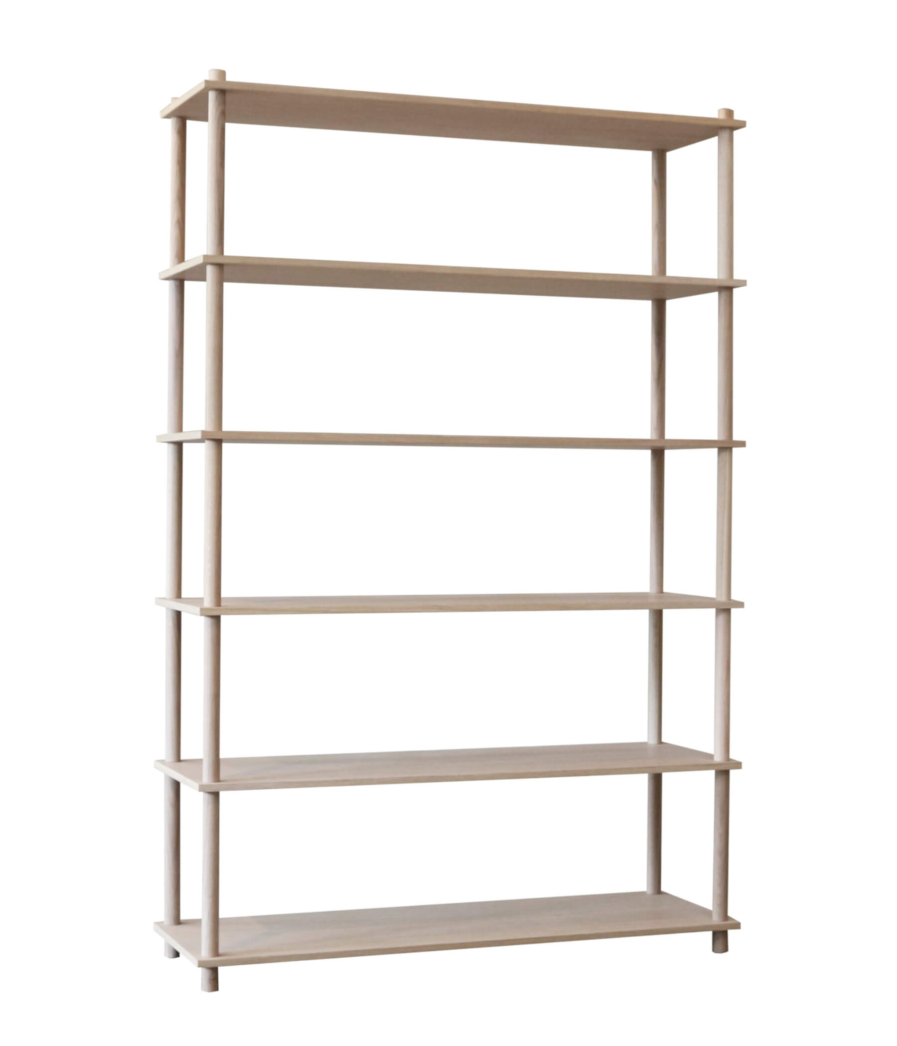 Elevate Regalsystem 6, eiche weiß pigmentiert