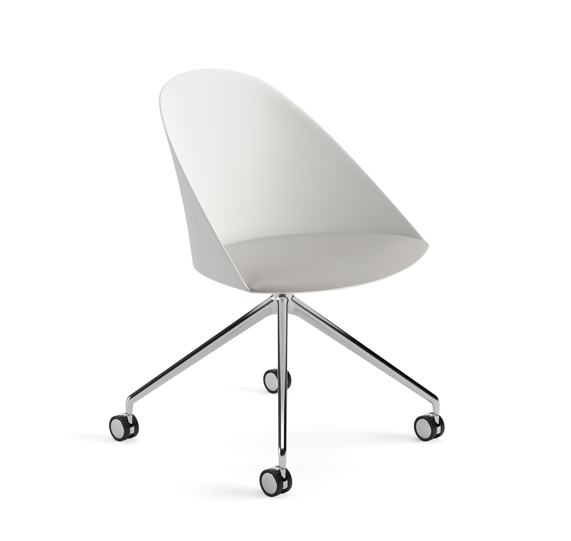 Cila Stuhl, kunststoff mit polstersitz #2217