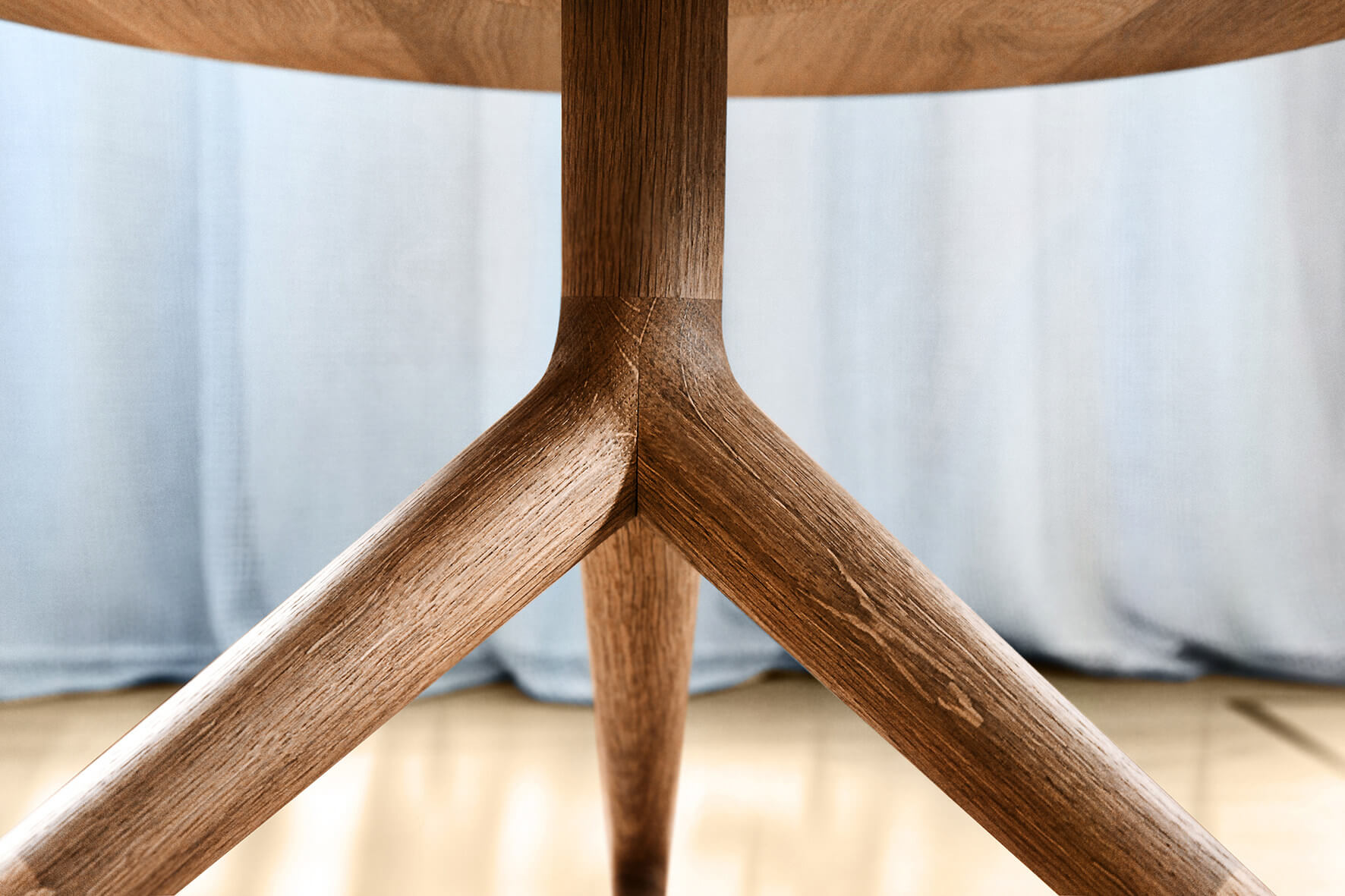 Moderner Wagner W-Table Salontisch aus Eiche, langlebig, funktionaler Beistelltisch für stilvolle Wohnräume