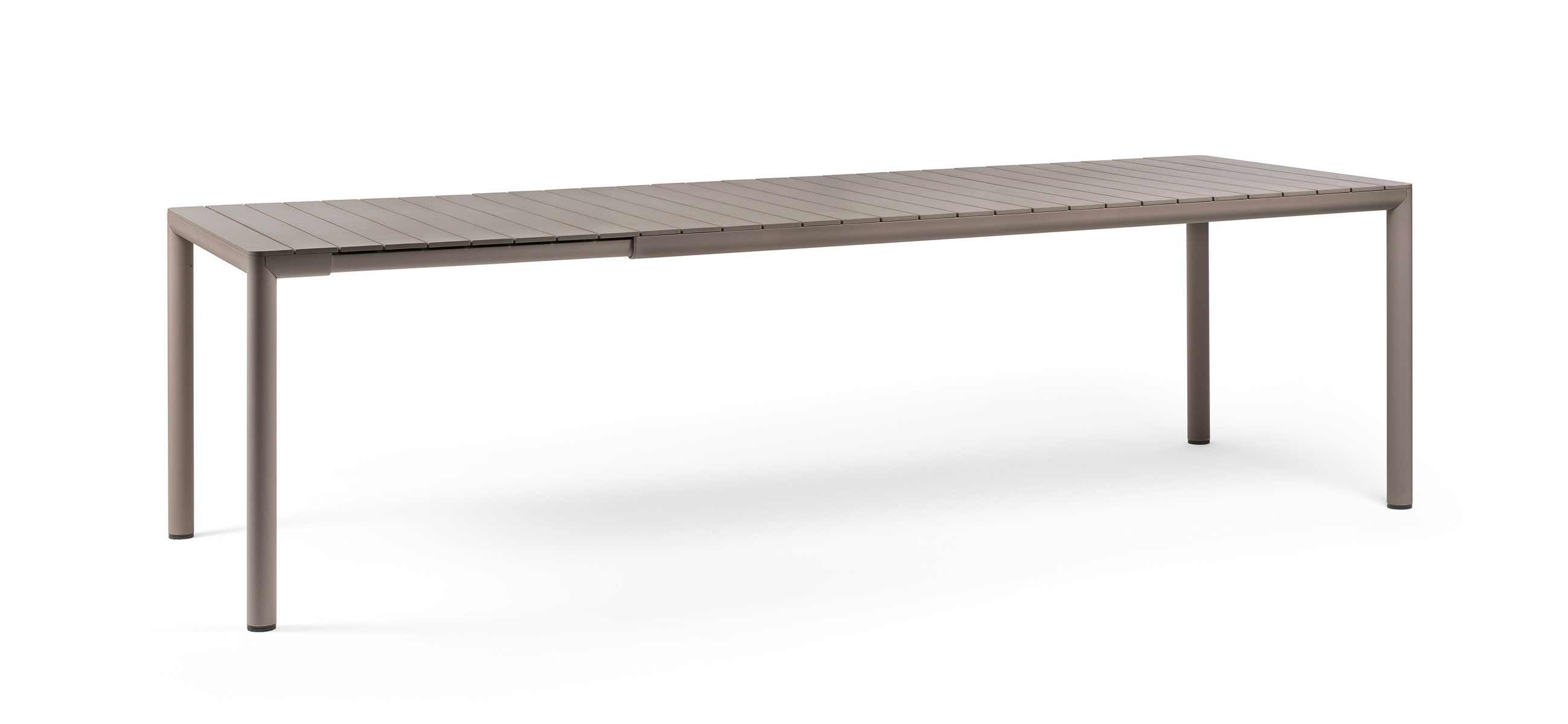 Nardi Tevere Ausziehtisch 210 cm tortora, Outdoor-Tisch, wetterfest, robust, italienisches Design, langlebig