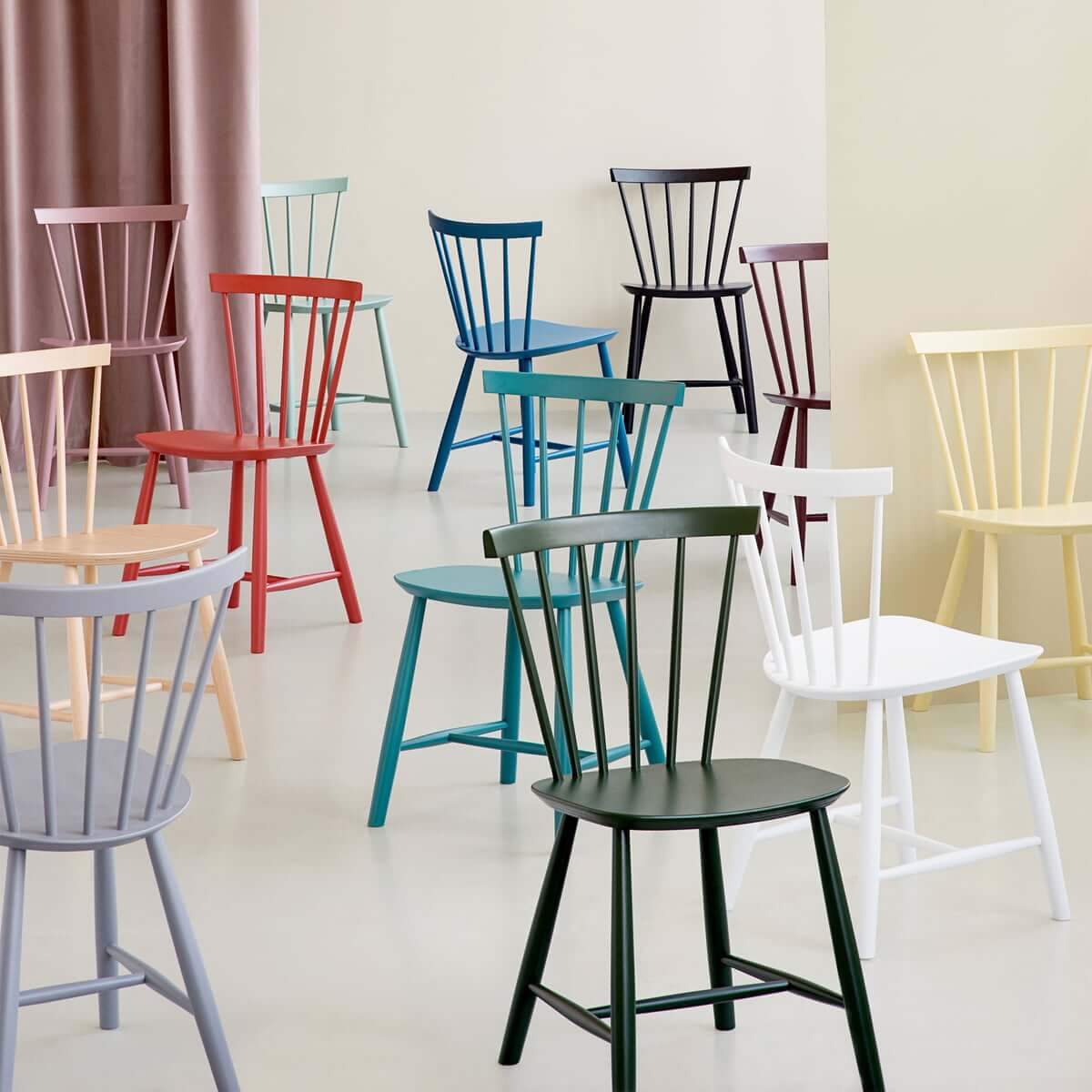 J46 Stuhl von FDB Møbler, ergonomisch und langlebig – ideal für Esszimmer, Küche oder Lounge-Ambiente