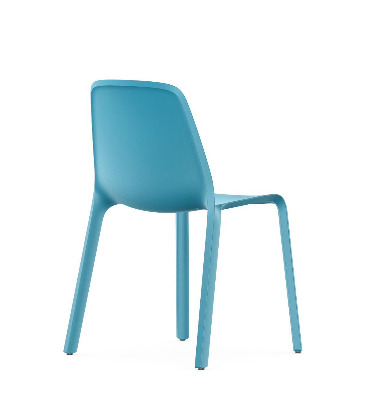 Ergonomischer Besucherstuhl Interstuhl MONOis1 MO100 in Petrol, stapelbar, bequem, ideal für Büro oder Wartebereich