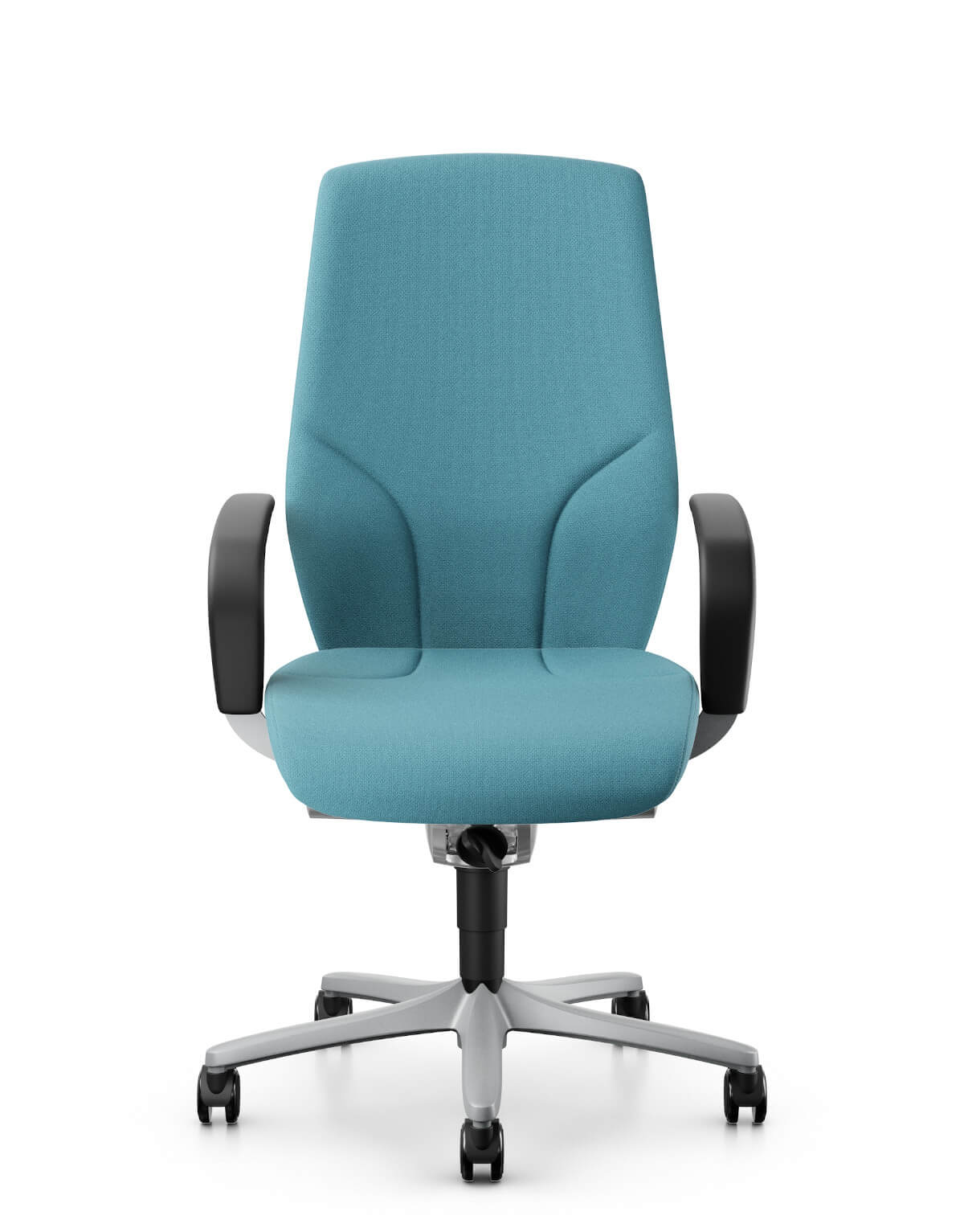 Giroflex 64-9278 Bürostuhl ergonomisch, höhenverstellbar, atmungsaktive Rückenlehne, moderner Drehstuhl fürs Büro