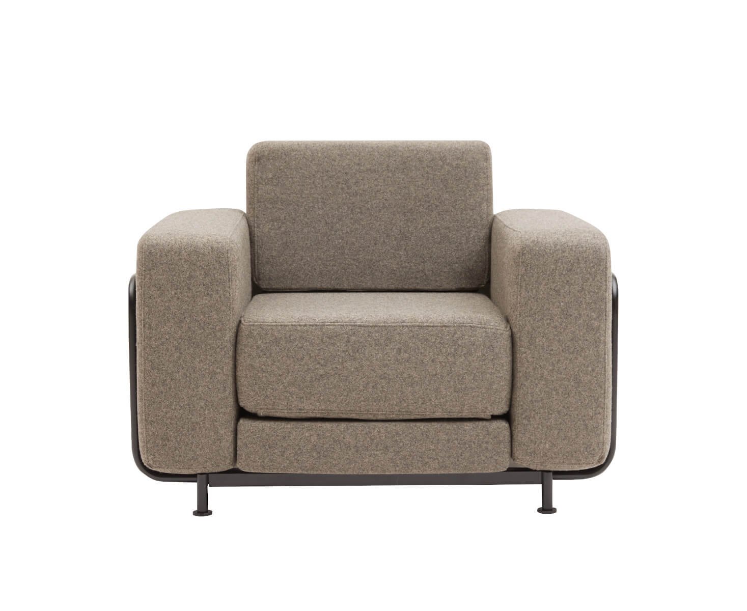 Softline Silver Sessel mit modernem Design, gepolstertem Sitzkomfort und klaren Linien, ideal für Wohn- und Loungebereiche