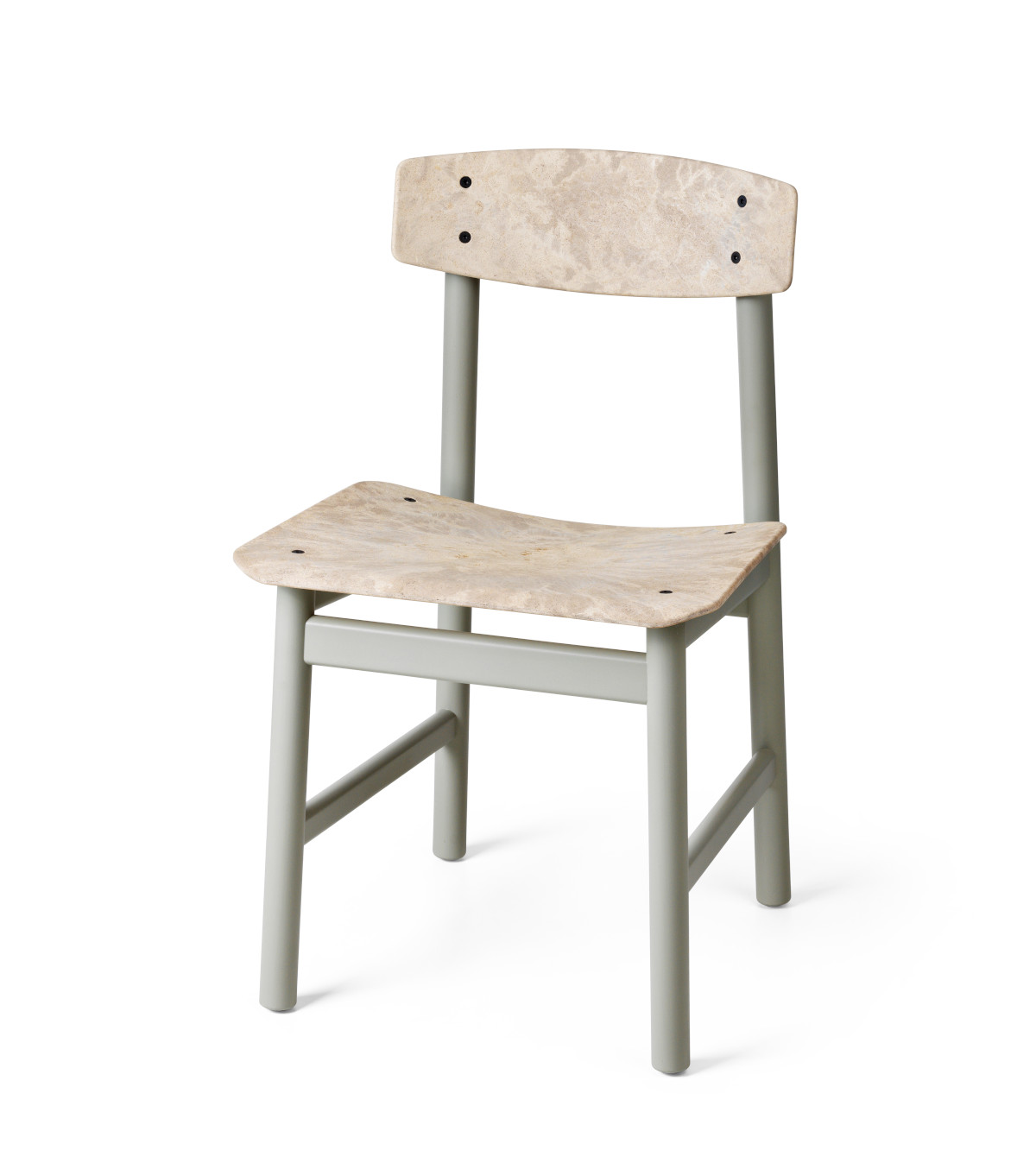 Conscious Chair 3162, buche grau lackiert / wood waste grey