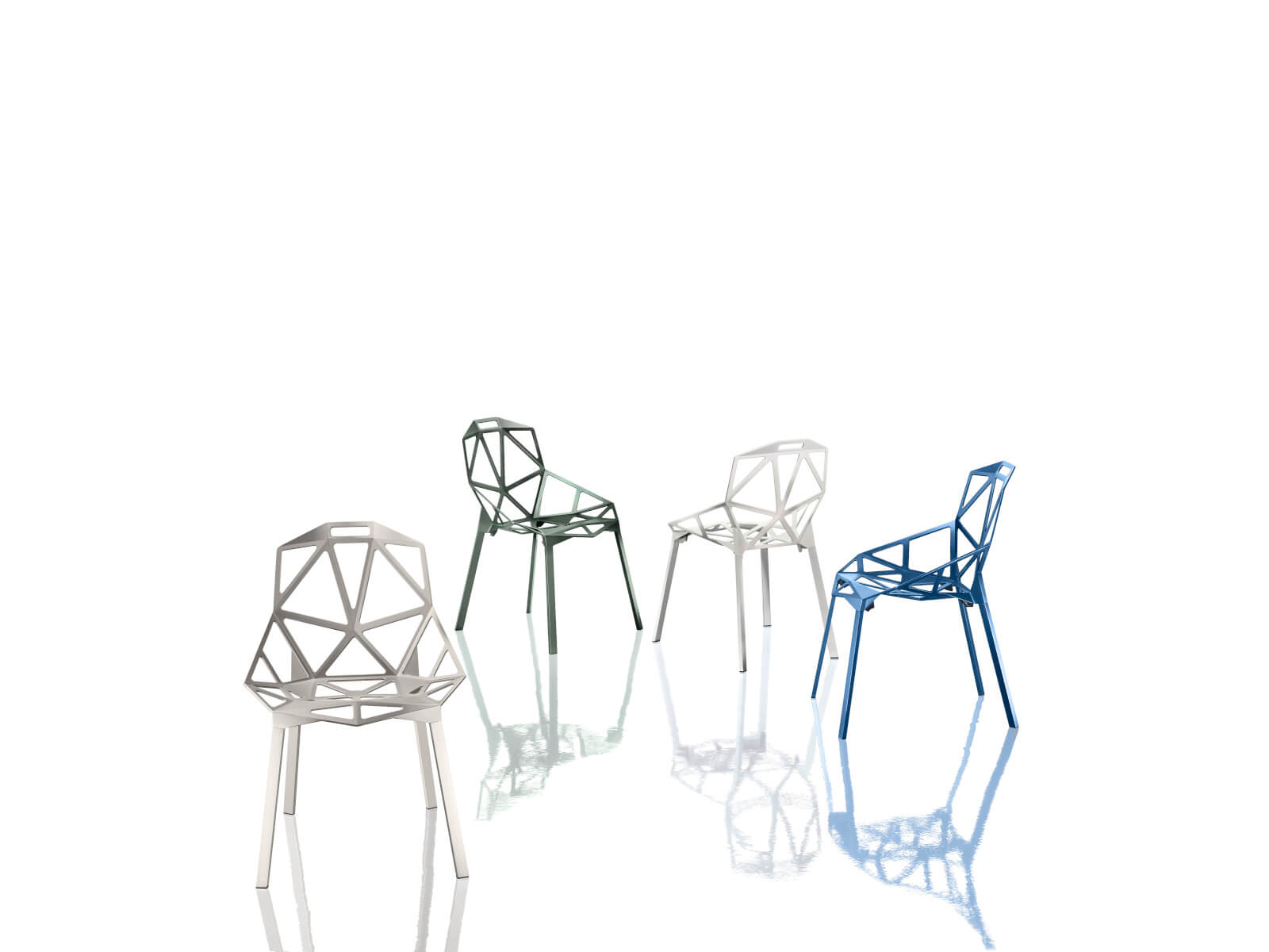 Magis Chair One Stapelstuhl im modernen Essbereich, leicht, stapelbar und hochwertig – stilvolles Design von Konstantin Grcic