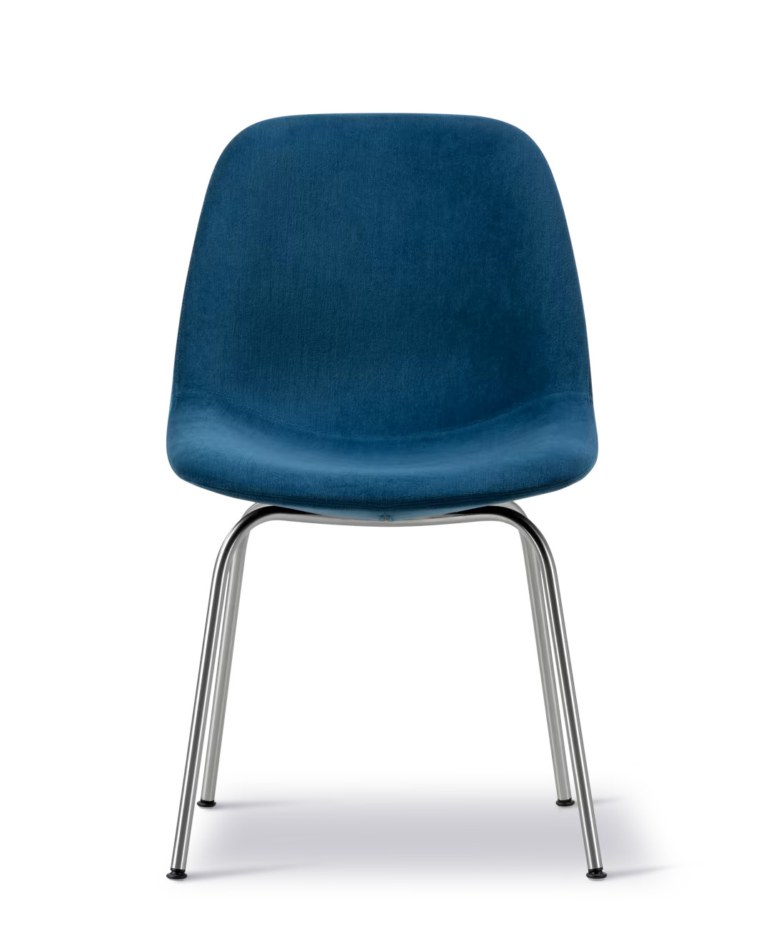 Eyes 4 Leg Chair, brushed steel / gentle 873